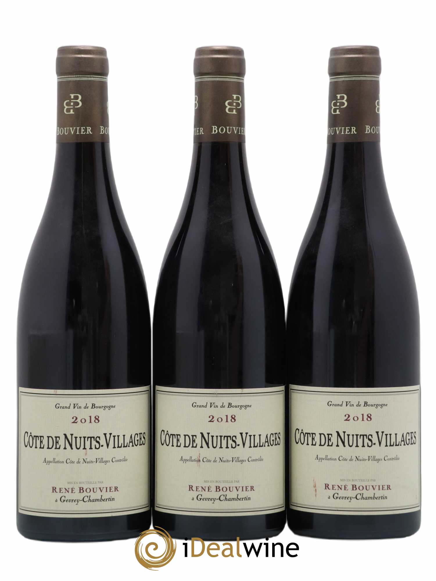 Côtes de Nuits-Villages René Bouvier (Domaine) 2018 - Lot de 3 bouteilles - 0