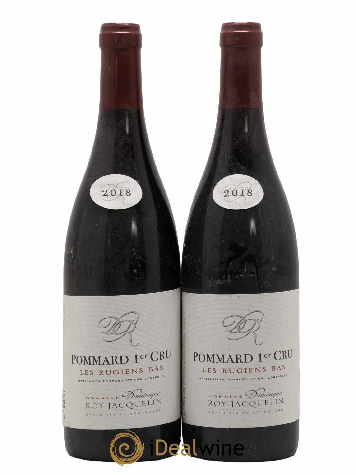 Pommard 1er Cru Les Rugiens Bas Domaine Dominique Roy-Jacquelin 2018 - Lot of 2 bottles - 0