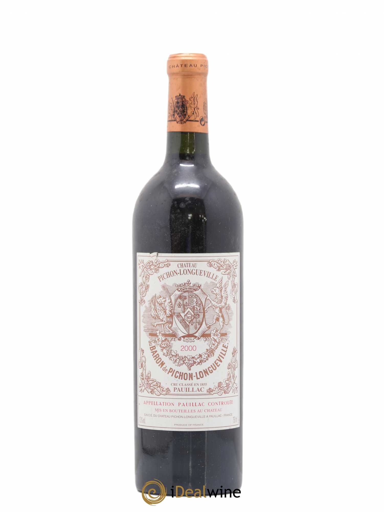Pichon Longueville Baron 2ème Grand Cru Classé 2000 - Lot de 1 bouteille - 0