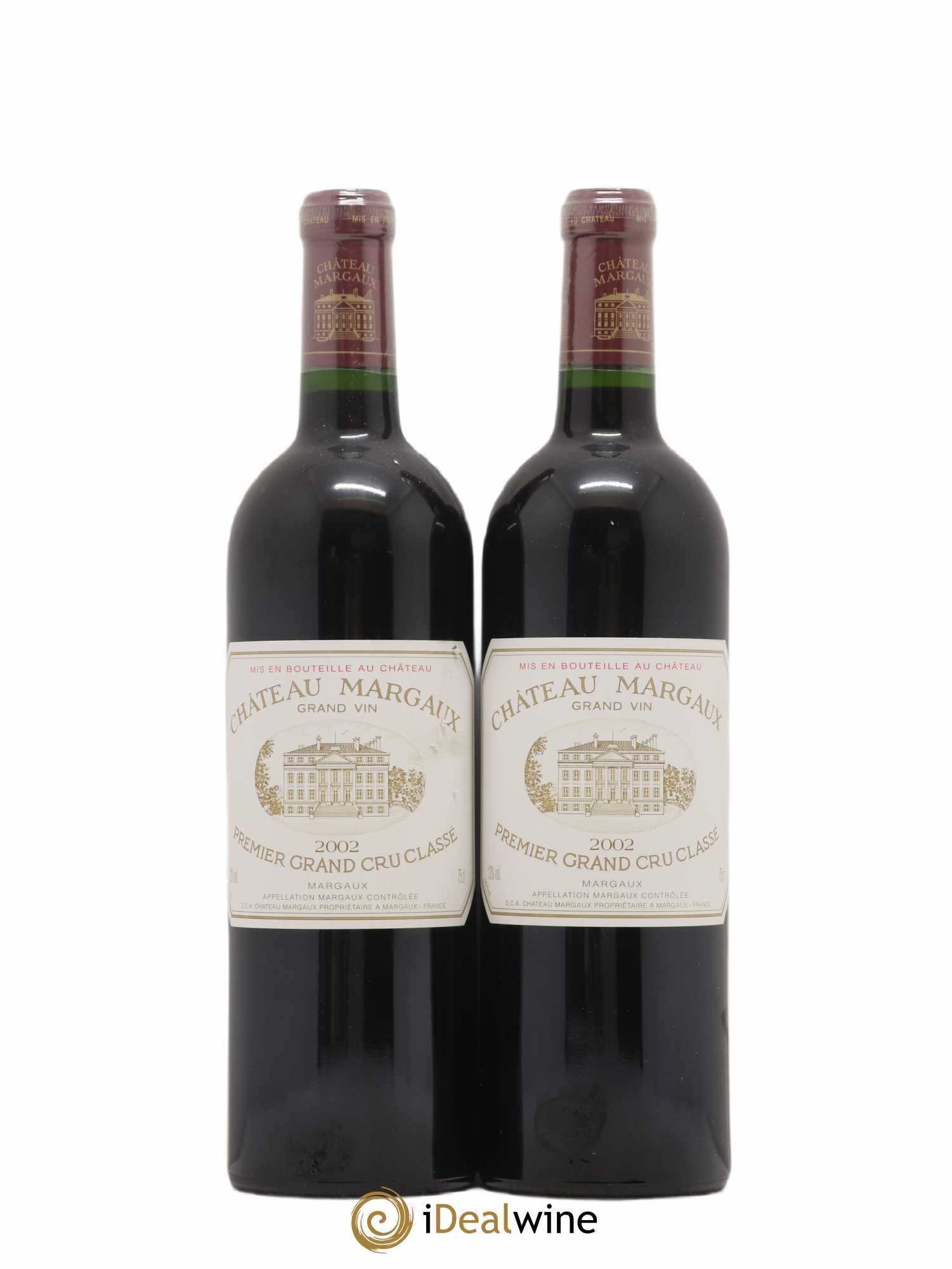 Caisse Primeurs 2 Petrus, 2 Lafite Rothschild, 2 Mouton Rothschild, 2 Château Latour, 2 Margaux, 2 Château Haut Brion 2002 - Lot de 12 bouteilles - 6