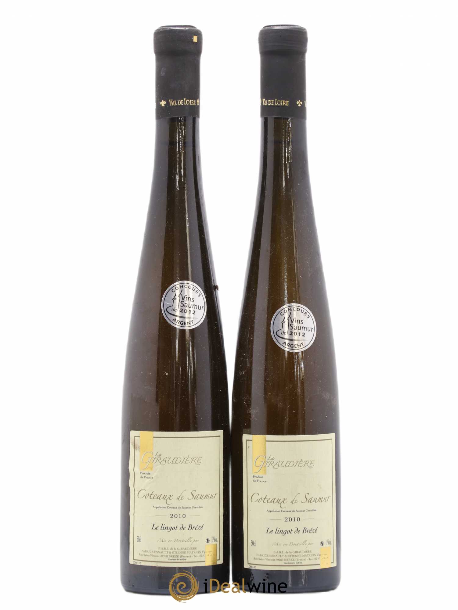 Coteaux de Saumur 2010 - Lotto di 2 bottiglie - 0