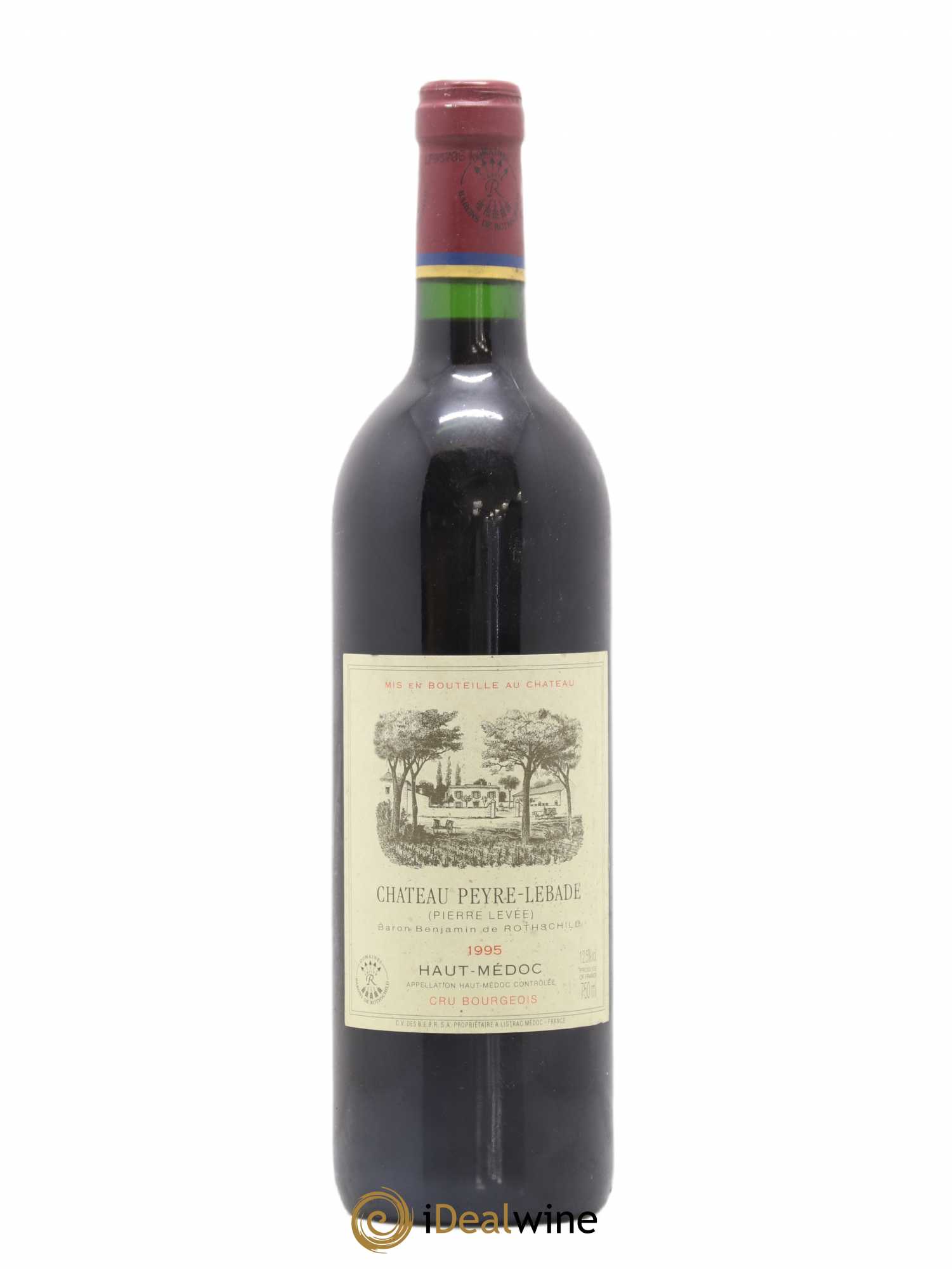 Haut Médoc Peyre-Lebade Pierre Levée 1995 - Posten von 1 Flasche - 0