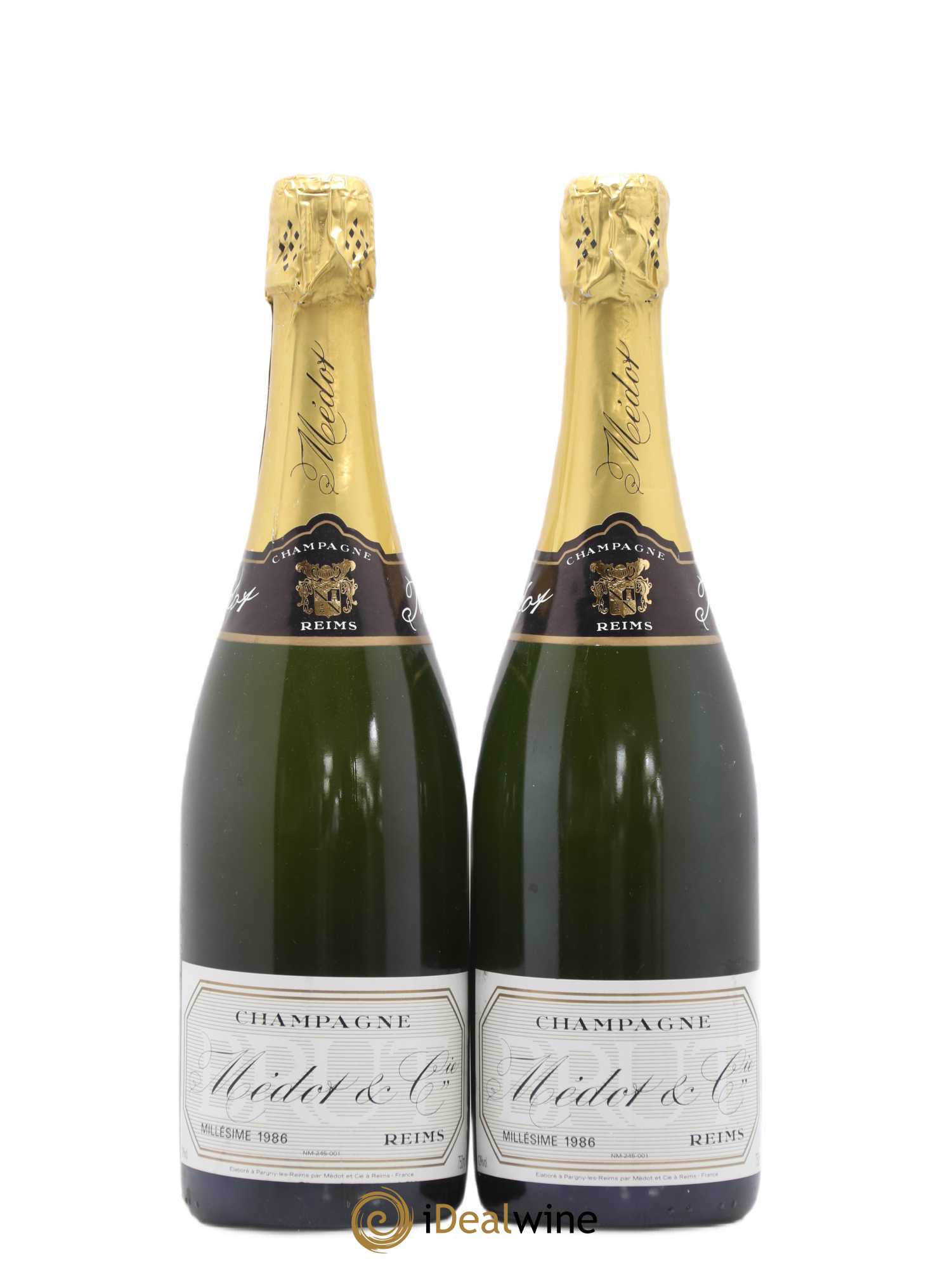Champagne Champagne Médot & Cie 1986 - Posten von 2 Flaschen - 0