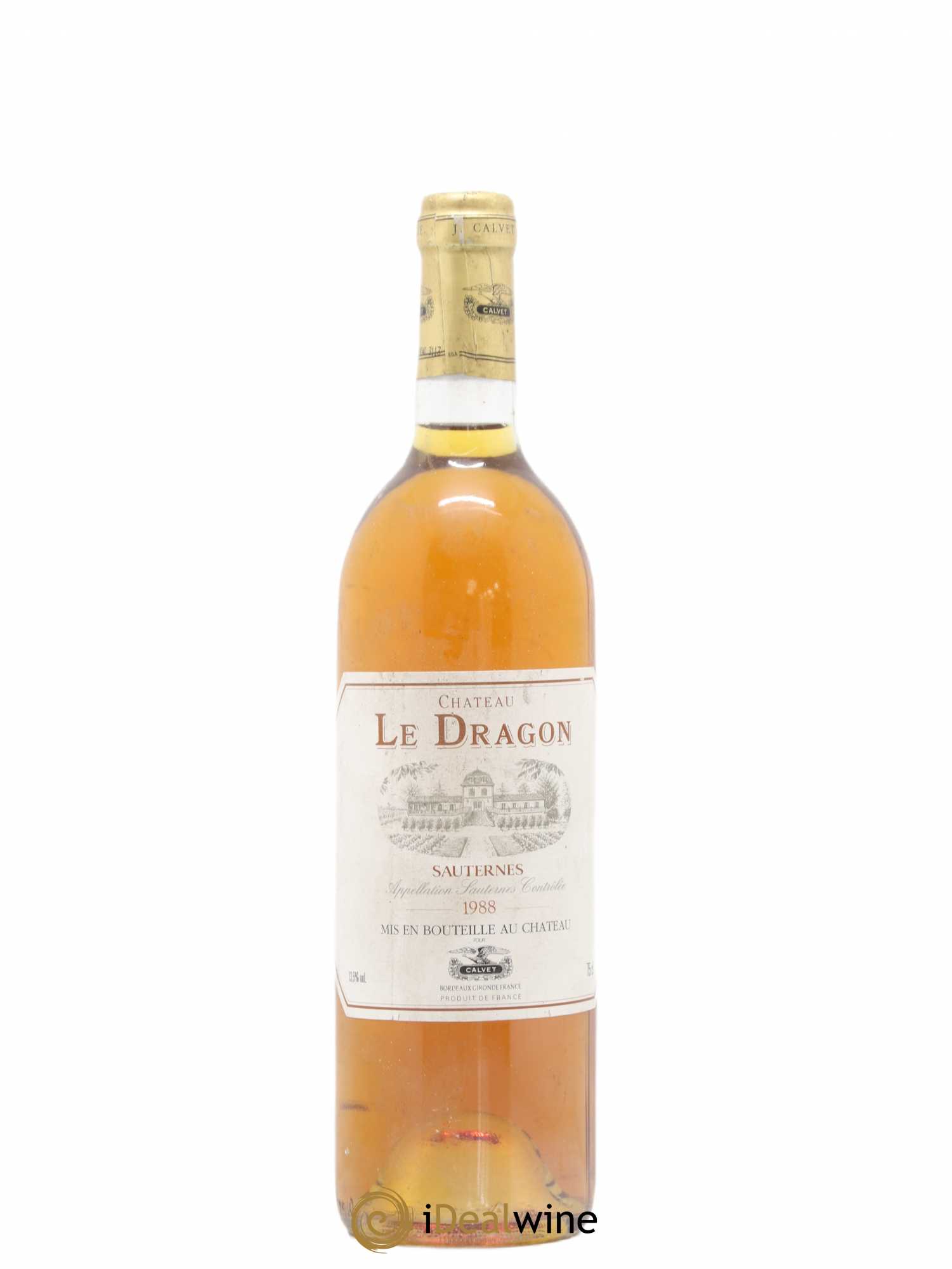 Sauternes Chateau Le Dragon 1988 - Posten von 1 Flasche - 0