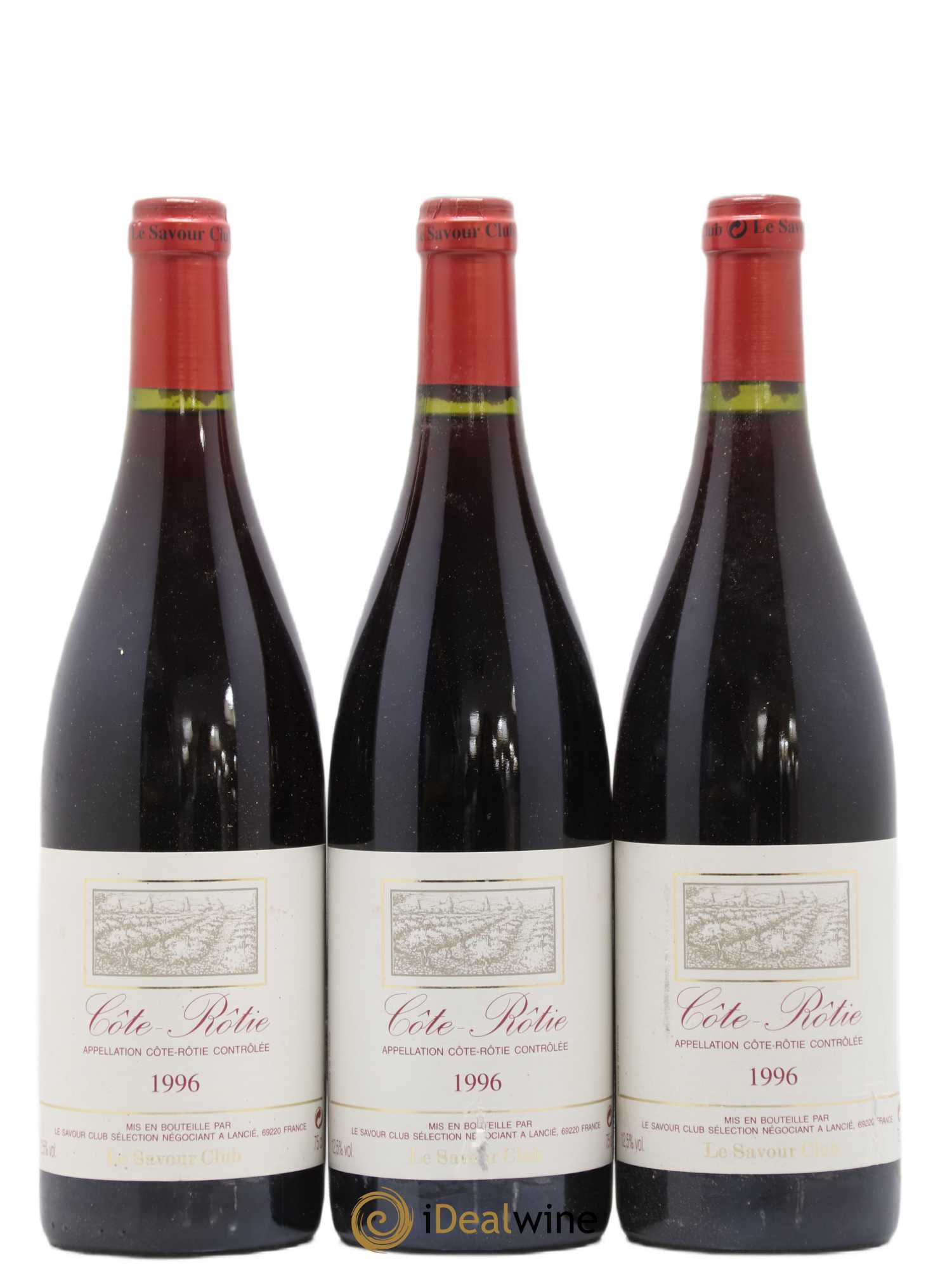 Côte-Rôtie Savour Club (sans prix de réserve) 1996 - Posten von 3 Flaschen - 0