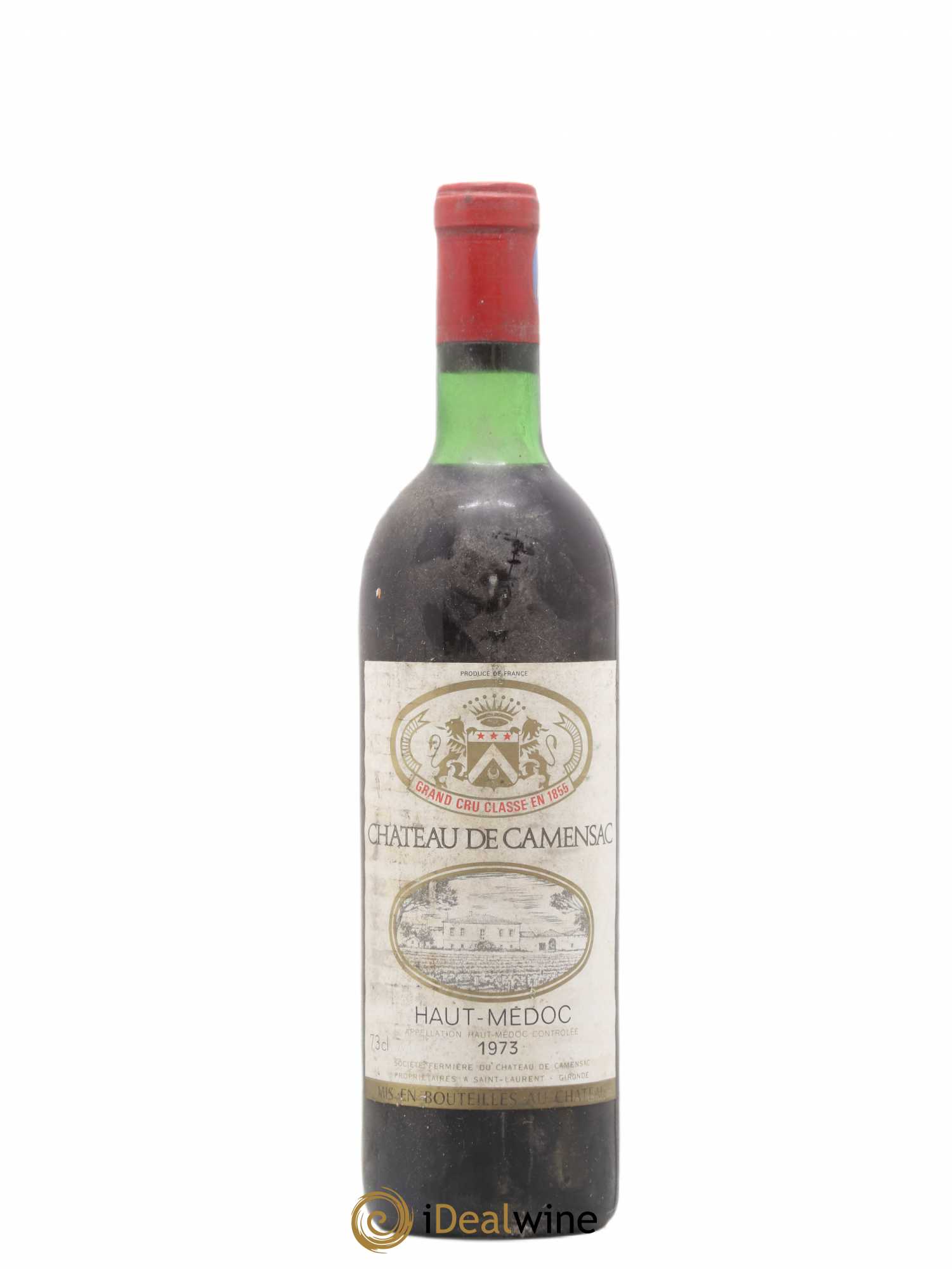 Château Camensac 5ème Grand Cru Classé 1973 - Lot de 1 bouteille - 0