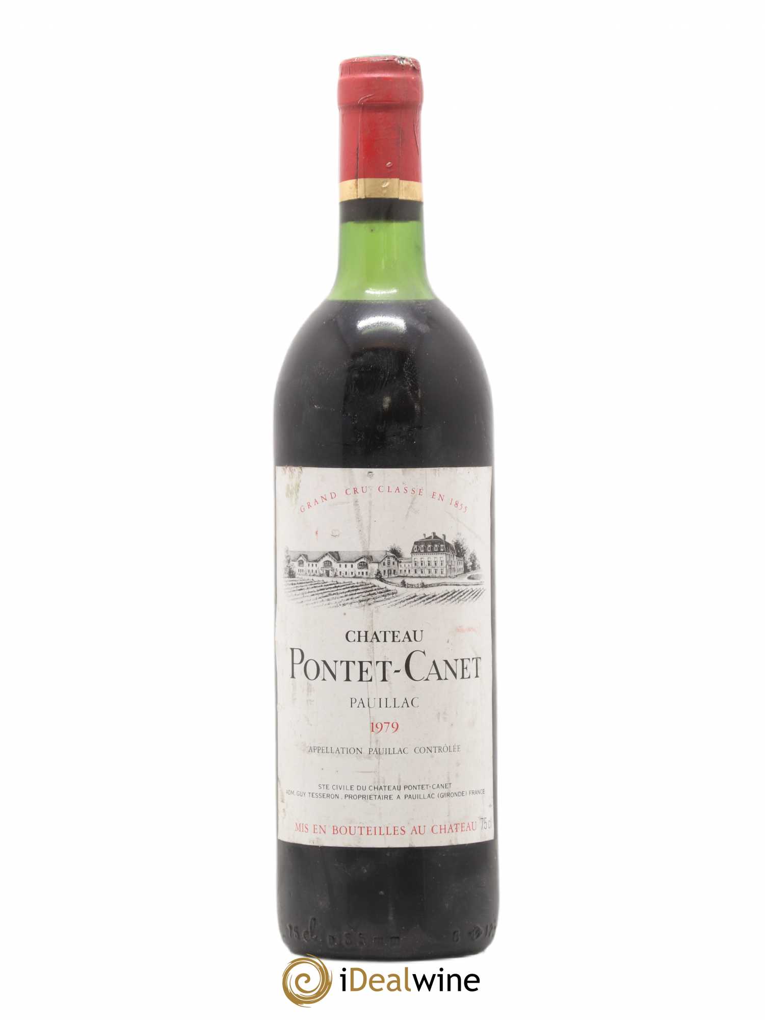 Château Pontet Canet 5ème Grand Cru Classé 1979 - Lot de 1 bouteille - 0