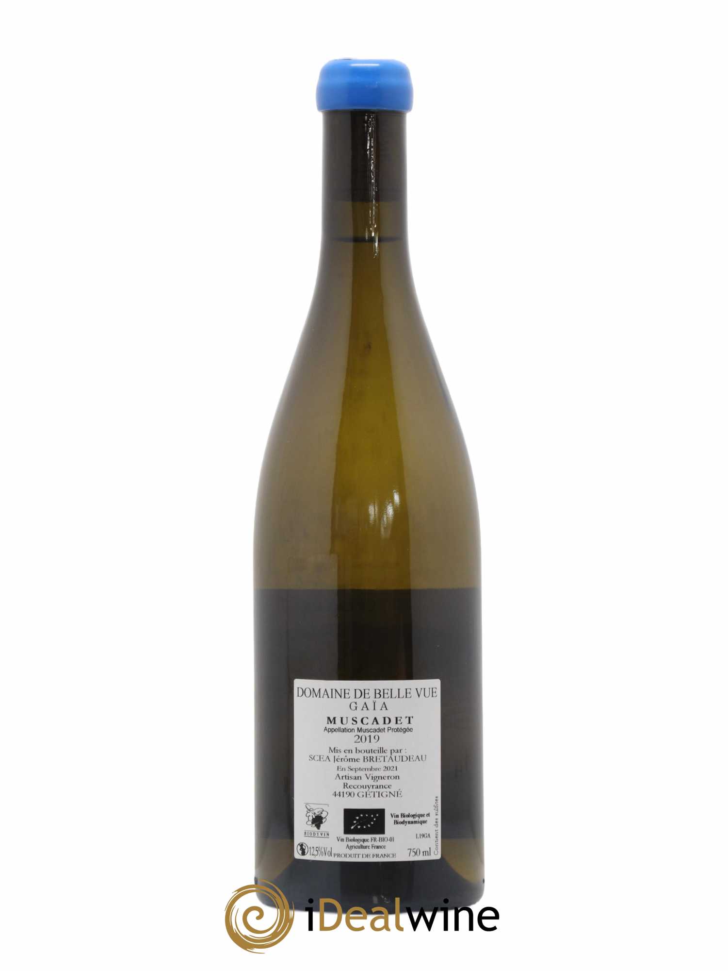 Muscadet-Sèvre-et-Maine Gaia Jérôme Bretaudeau - Domaine de Bellevue 2019 - Lot de 1 bouteille - 1