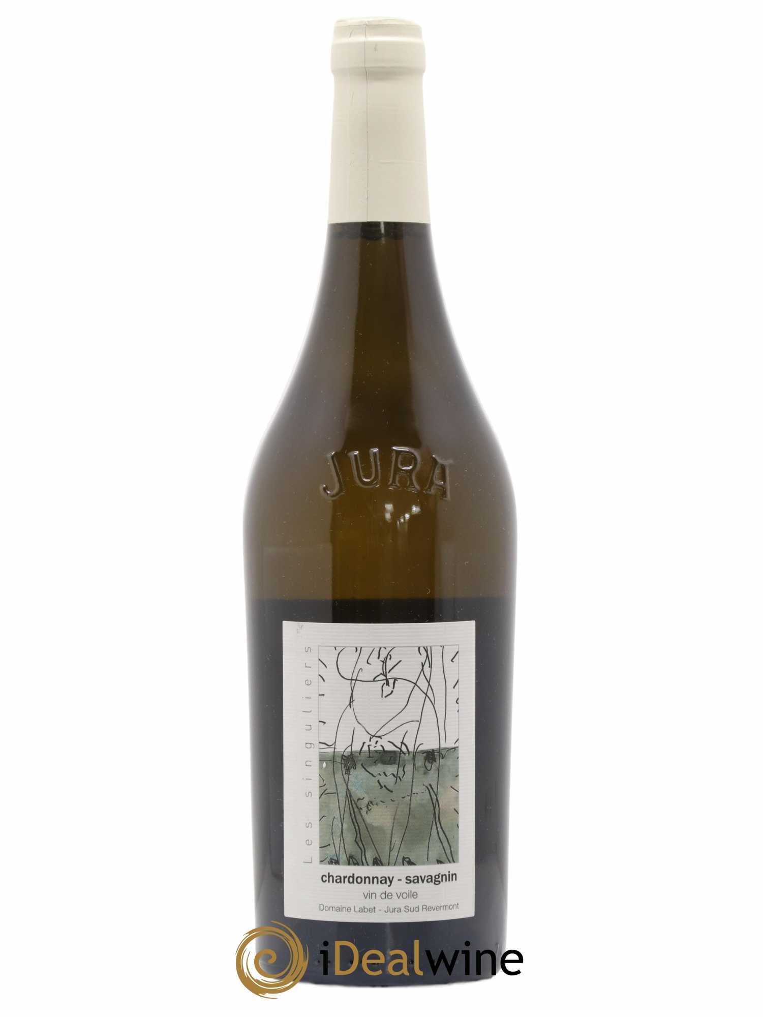 Côtes du Jura Vin de Voile Chardonnay-Savagnin cuvée de garde Romain - Julien - Charline Labet 2019 - Lot de 1 bouteille - 0