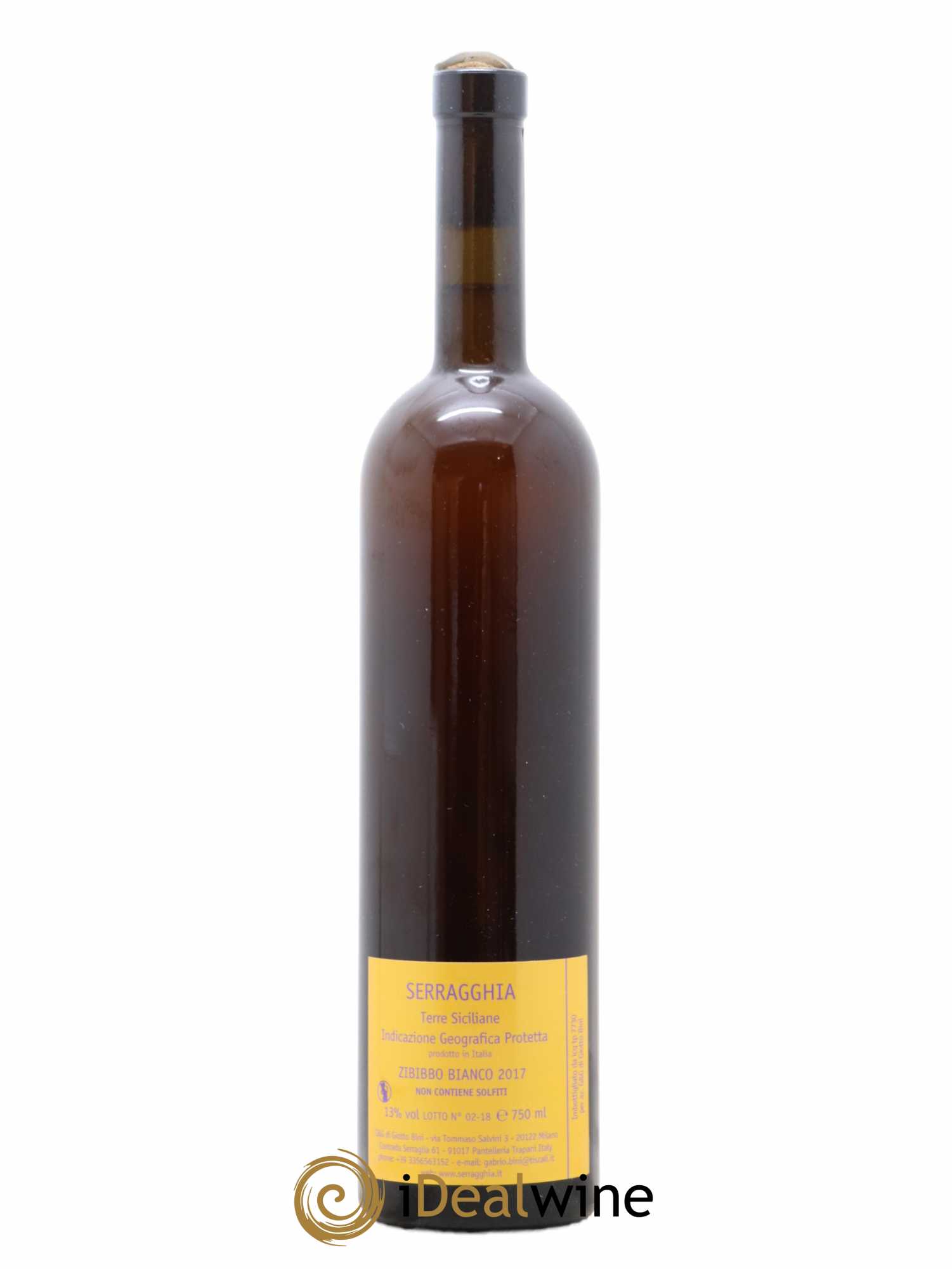 Italie IGT Terra Siciliane Zibibbo Azienda Serragghia 2017 - Posten von 1 Flasche - 1