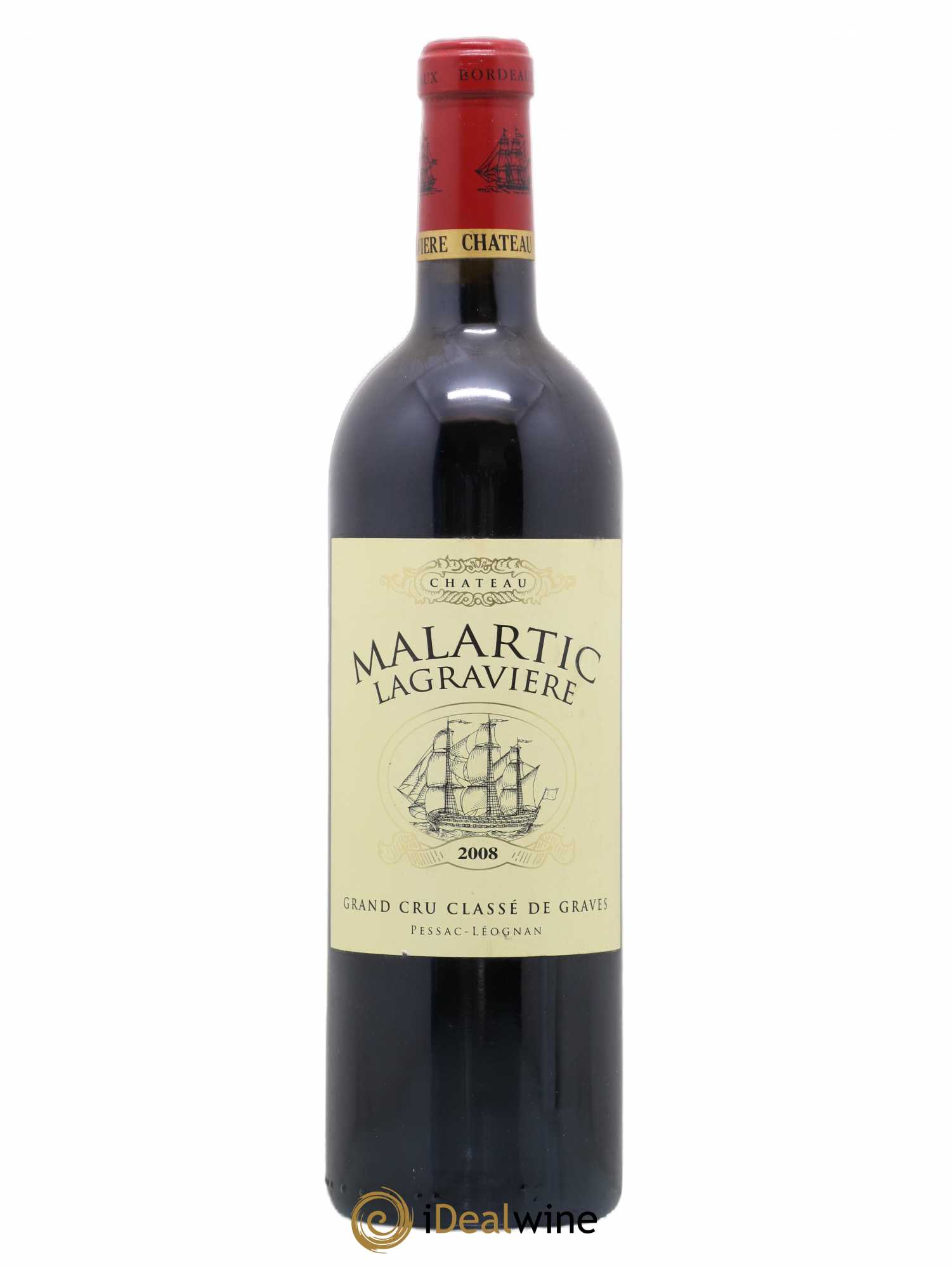 Château Malartic-Lagravière Cru Classé de Graves 2008 - Lot de 1 bouteille - 0