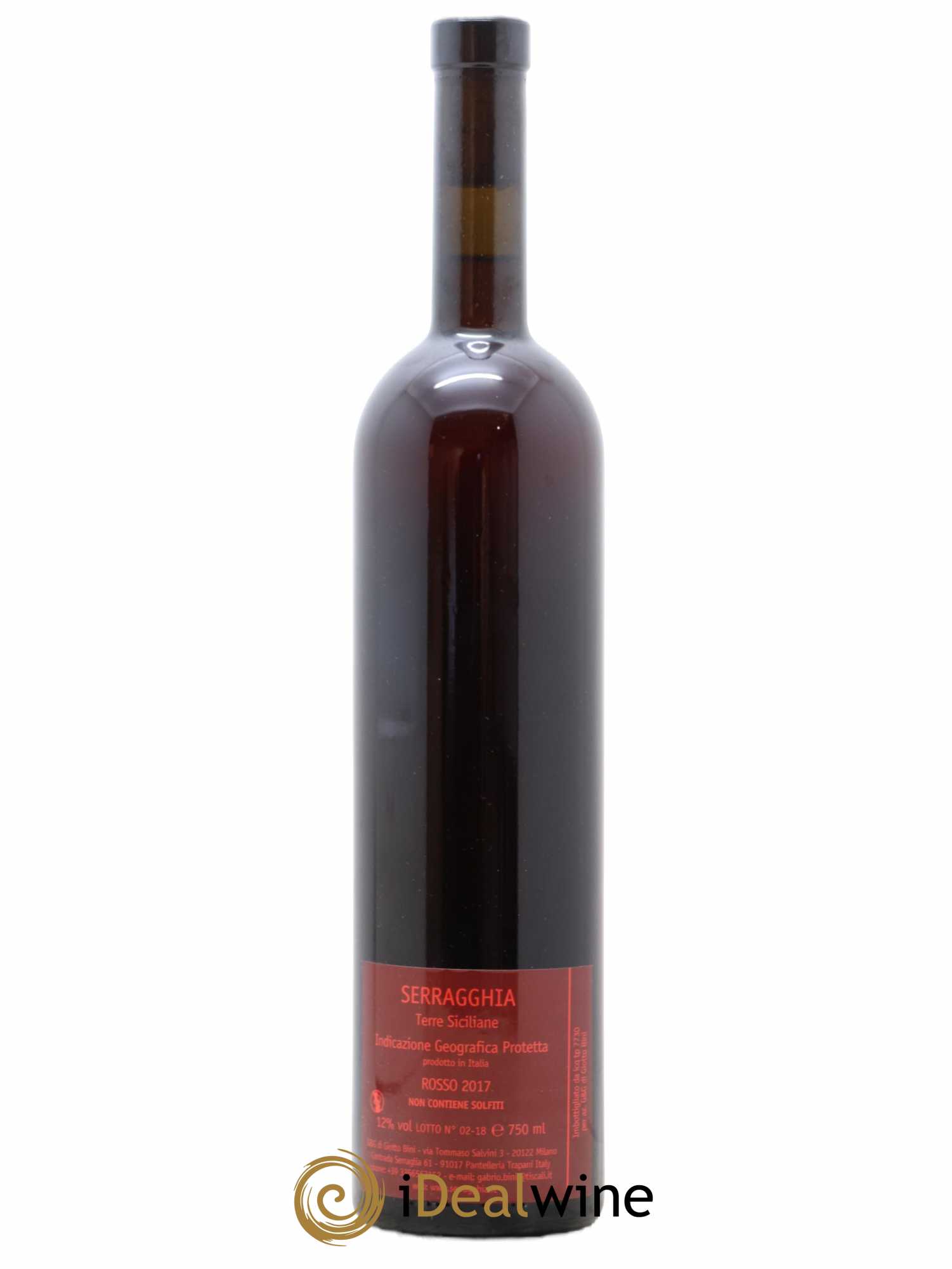Italie IGT Terra Siciliane Fanino Azienda Serragghia 2017 - Posten von 1 Flasche - 1