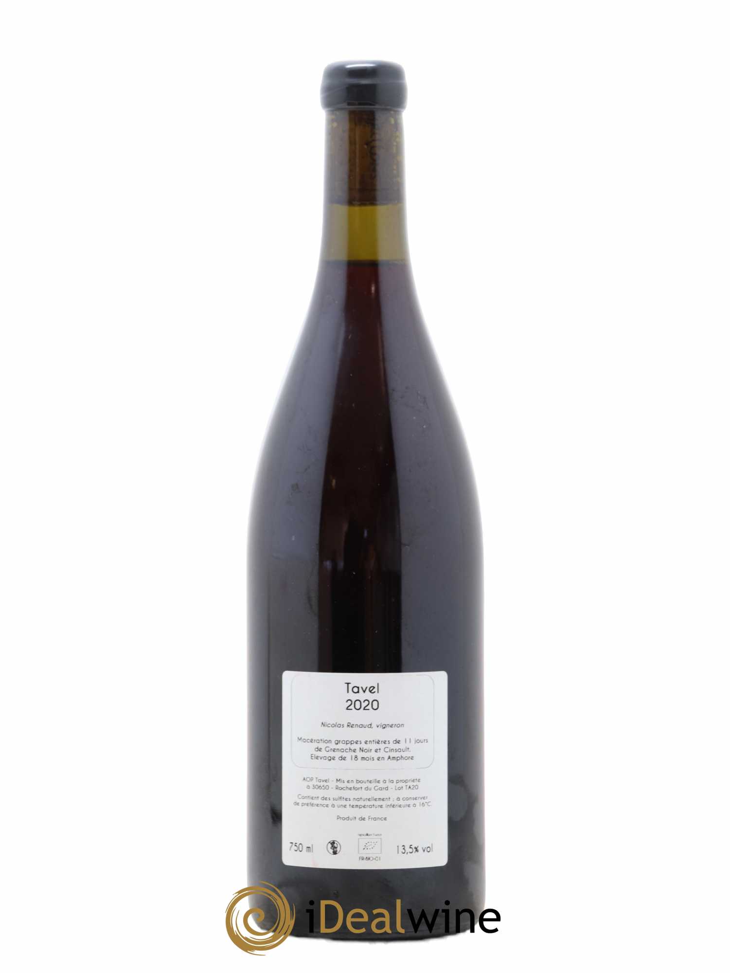Tavel Clos des Grillons Cuvée Amphore 2020 - Lot de 1 bouteille - 1