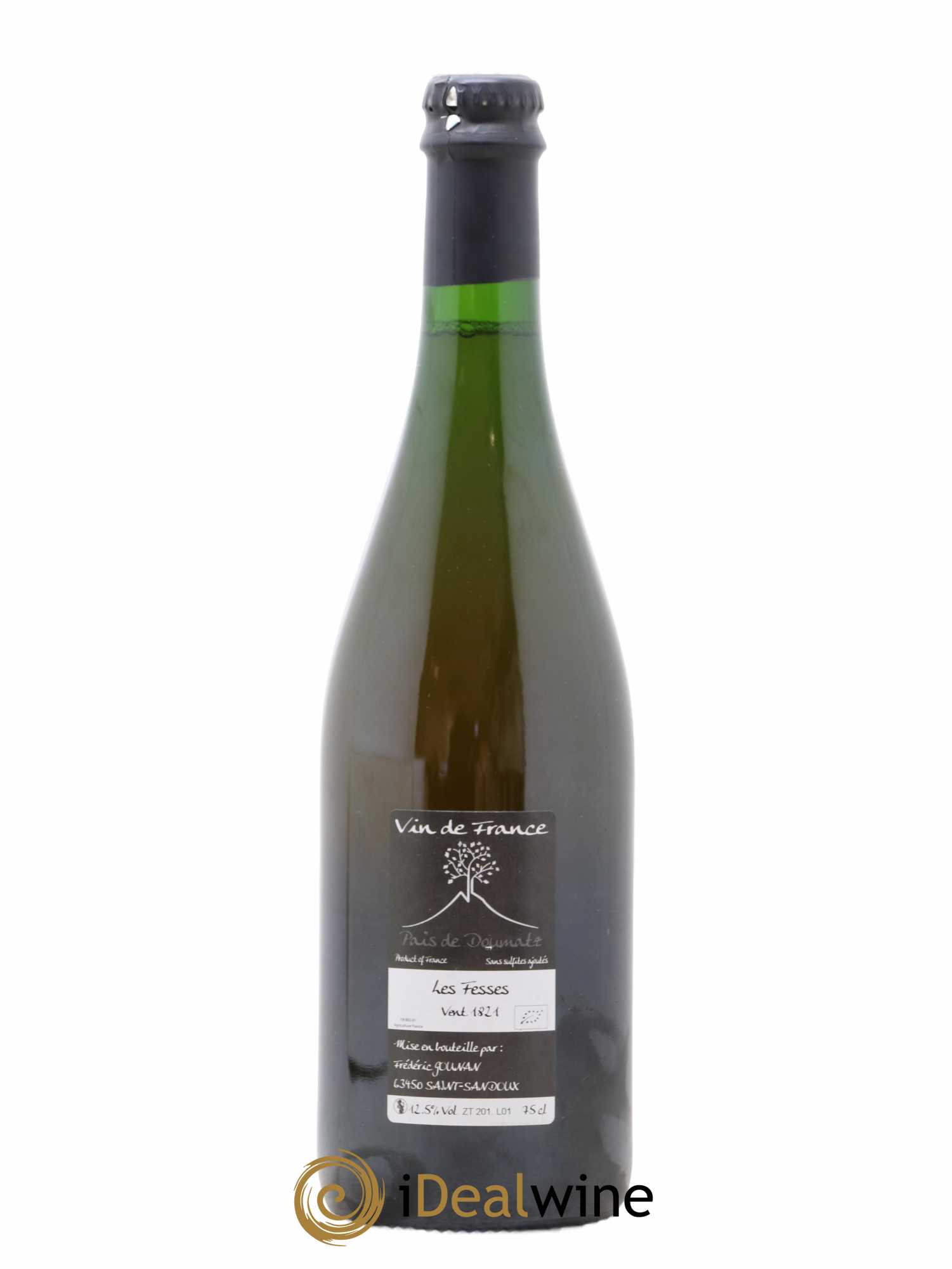 Vin de France Les Fesses Vignoble de l'Arbre Blanc 2018 - Lot de 1 bouteille - 1