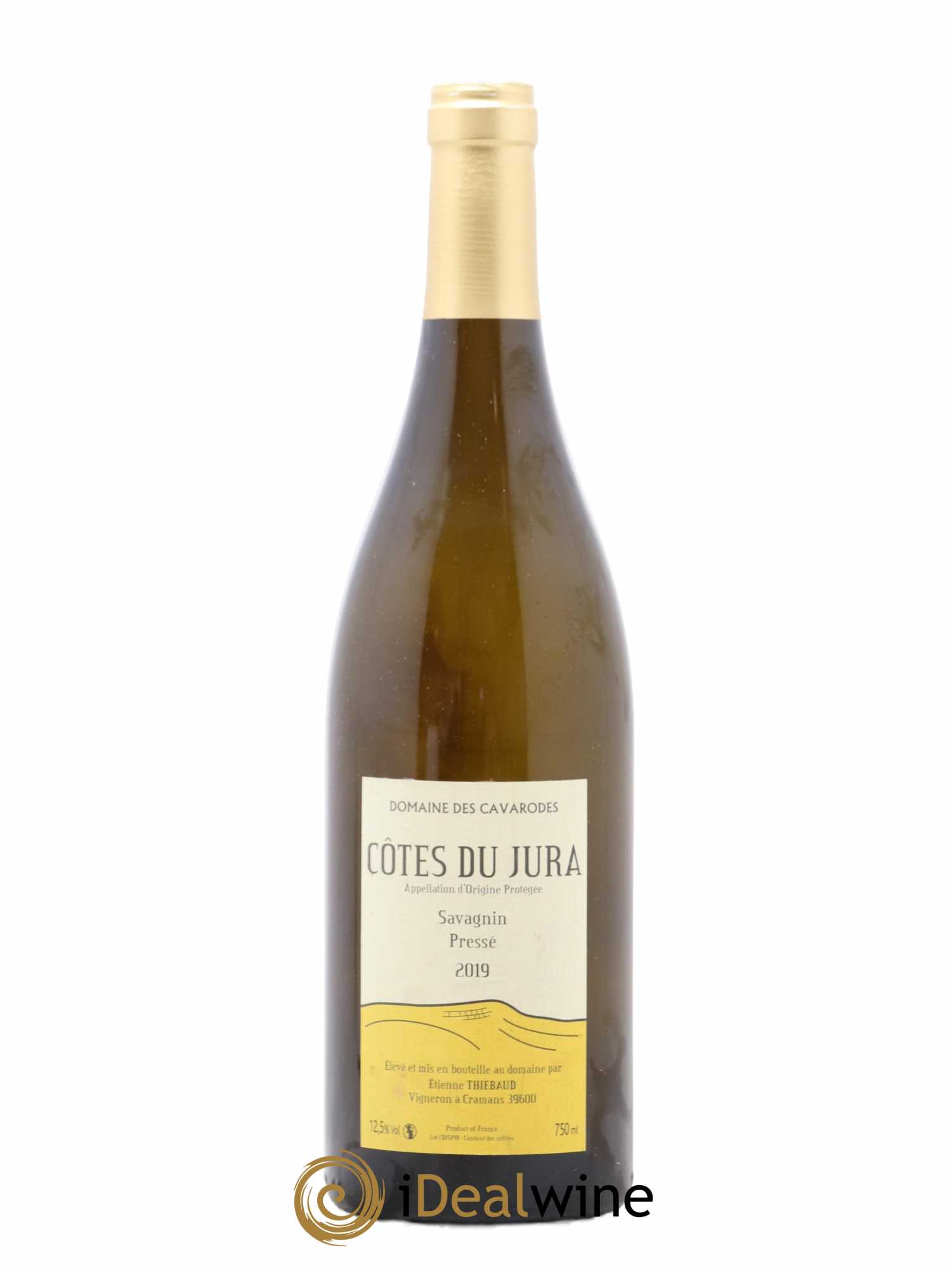 Côtes du Jura Savagnin pressé Cavarodes (Domaine des) - Etienne Thiébaud 2019 - Lot de 1 bouteille - 0