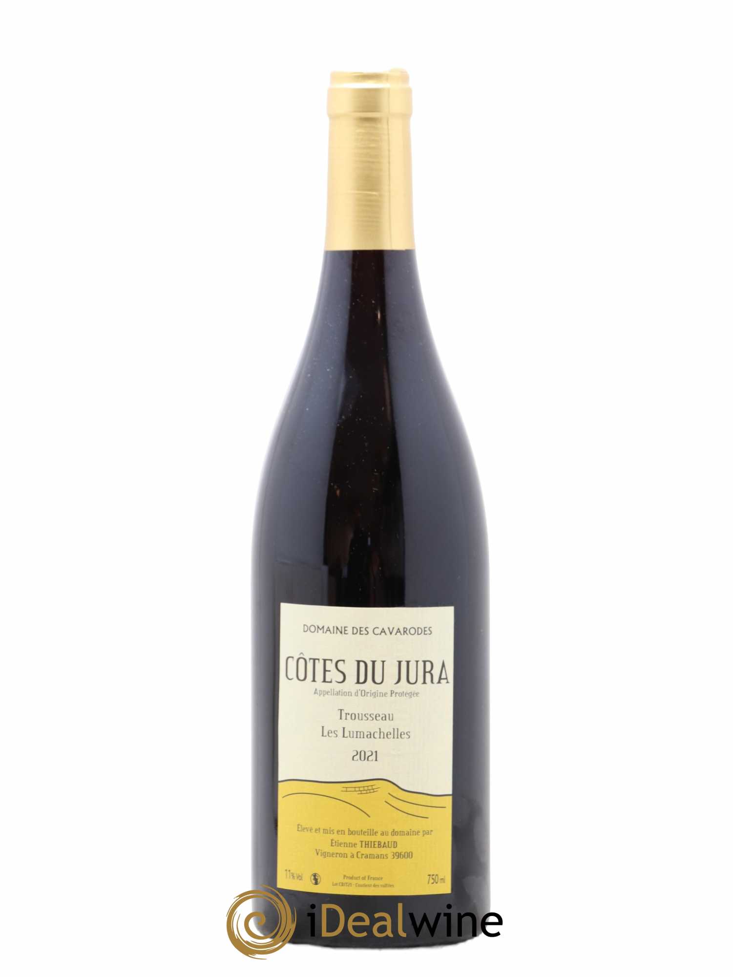 Côtes du Jura Trousseau Les Lumachelles Cavarodes (Domaine des) - Etienne Thiébaud 2021 - Lot de 1 bouteille - 0
