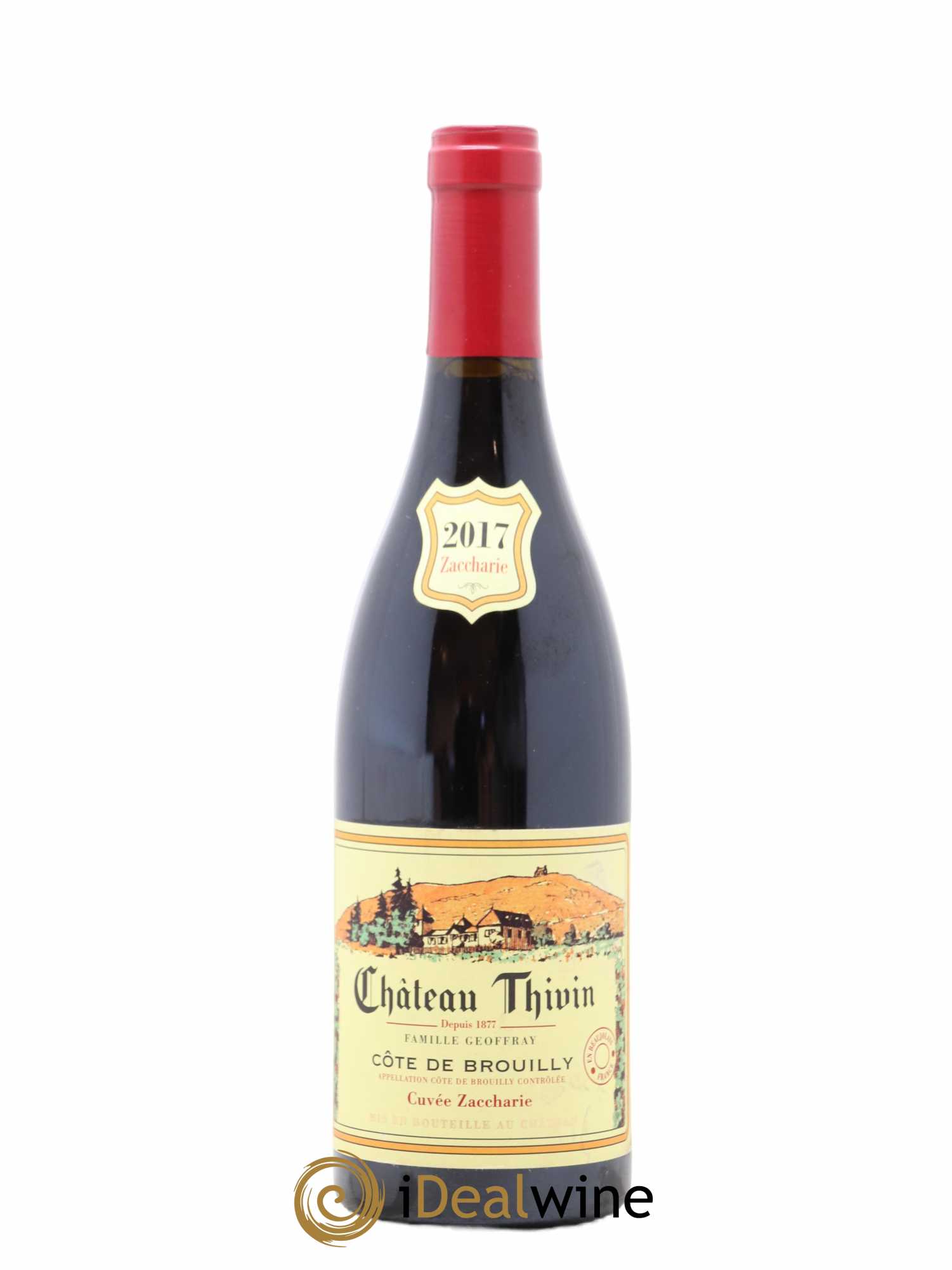 Côte de Brouilly Cuvée Zaccharie Château Thivin 2017 - Lot de 1 bouteille - 0