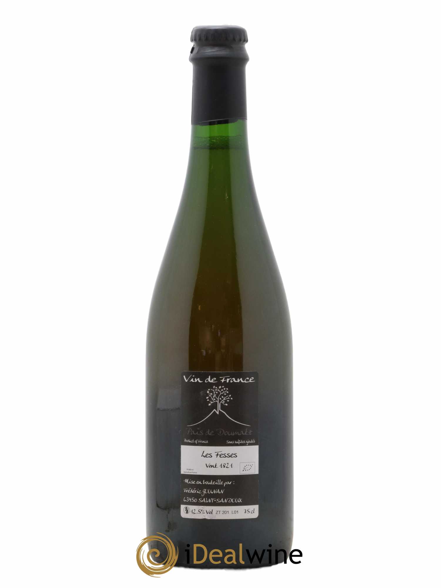 Vin de France Les Fesses Vignoble de l'Arbre Blanc 2018 - Lot de 1 bouteille - 1