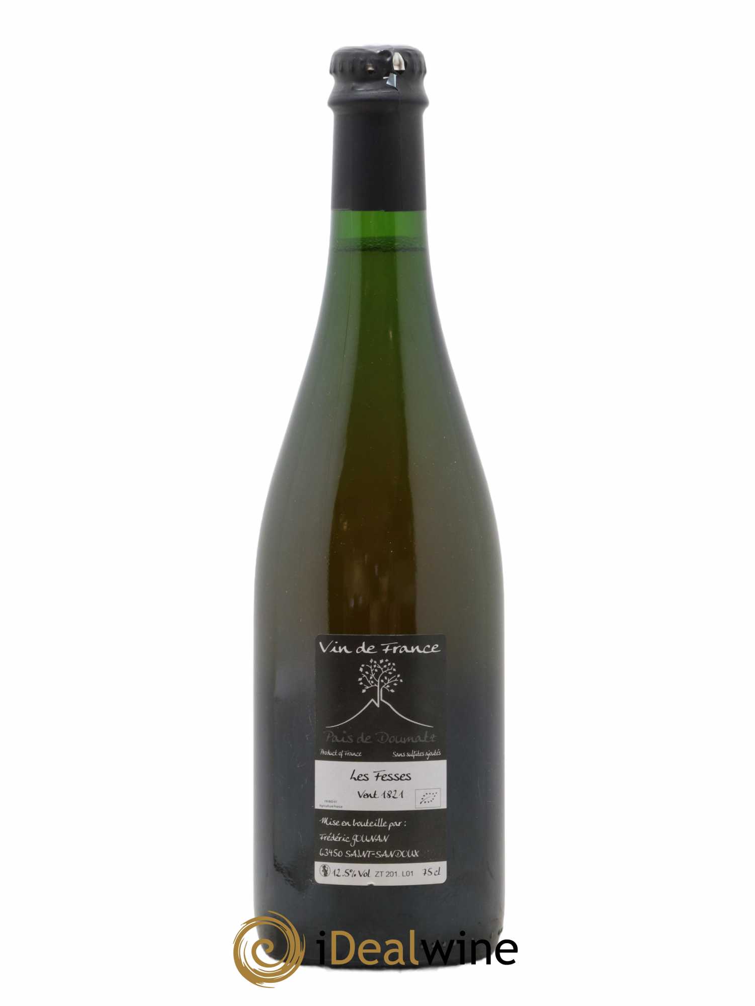 Vin de France Les Fesses Vignoble de l'Arbre Blanc 2018 - Lot de 1 bouteille - 1