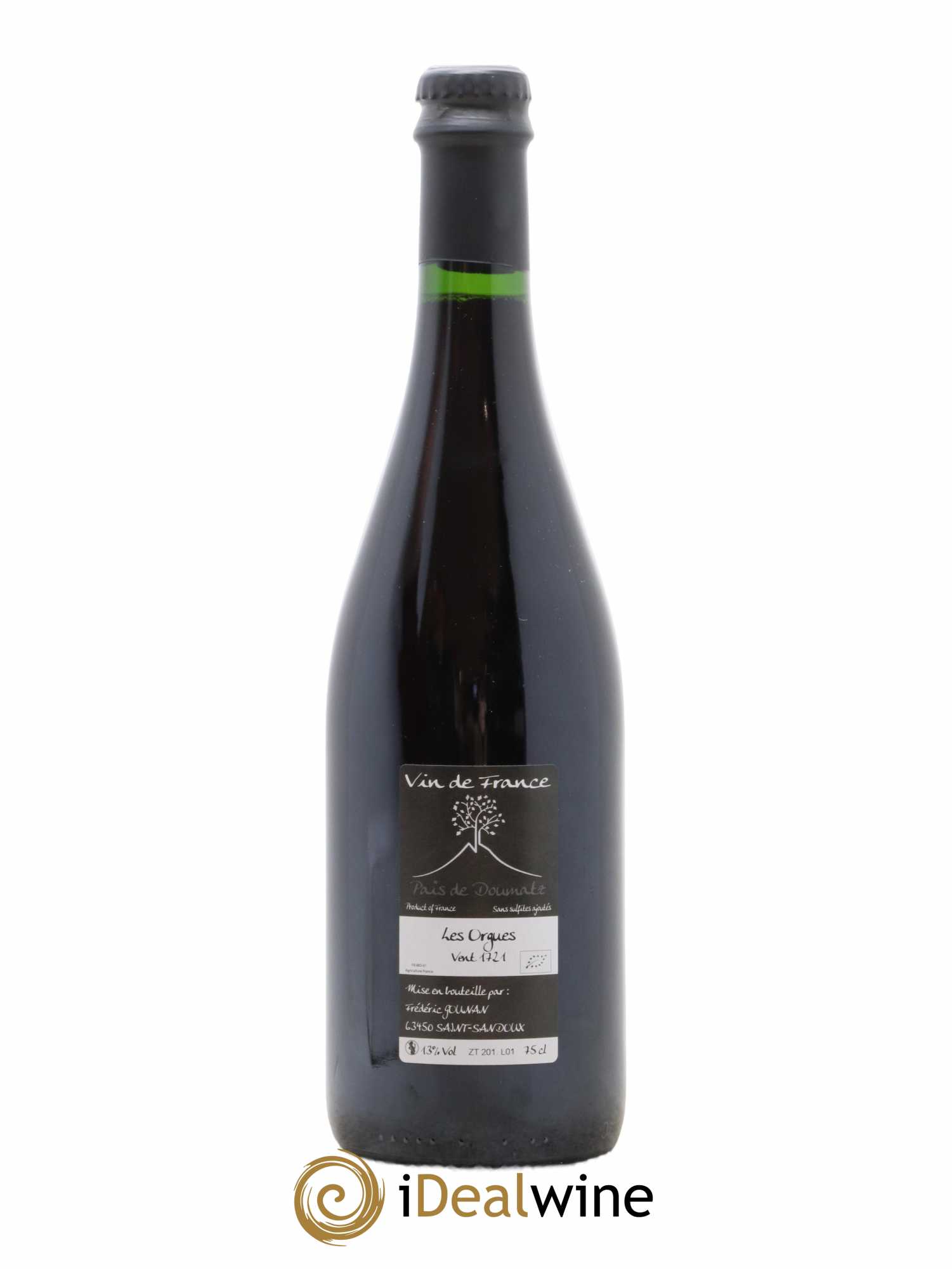 Vin de France Les Orgues Vignoble de l'Arbre Blanc 2017 - Lot de 1 bouteille - 1