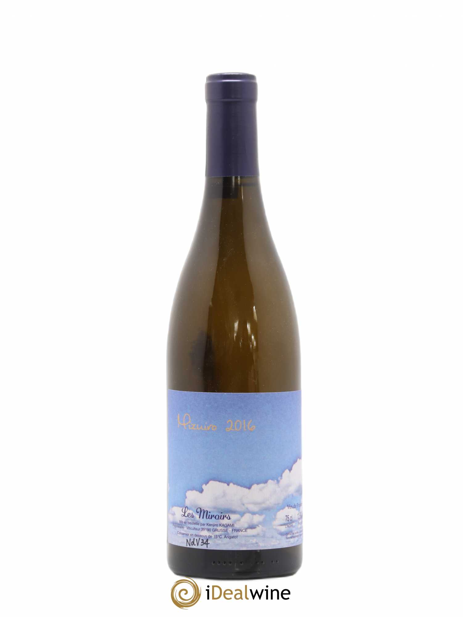 Vin de France Mizuiro Les Saugettes Kenjiro Kagami - Domaine des Miroirs 2016 - Lot de 1 bouteille - 0