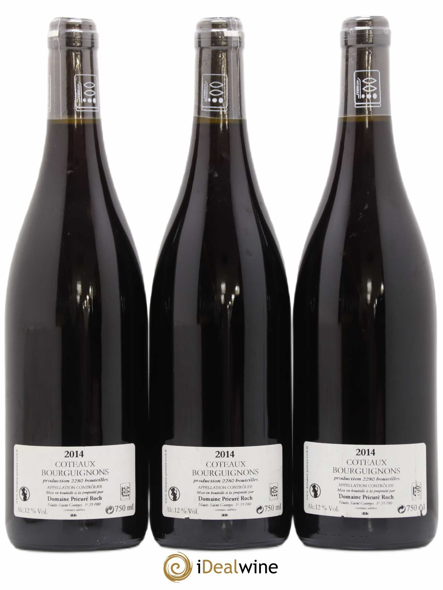 Coteaux Bourguignons Prieuré Roch 2014 - Lot de 3 bouteilles - 1