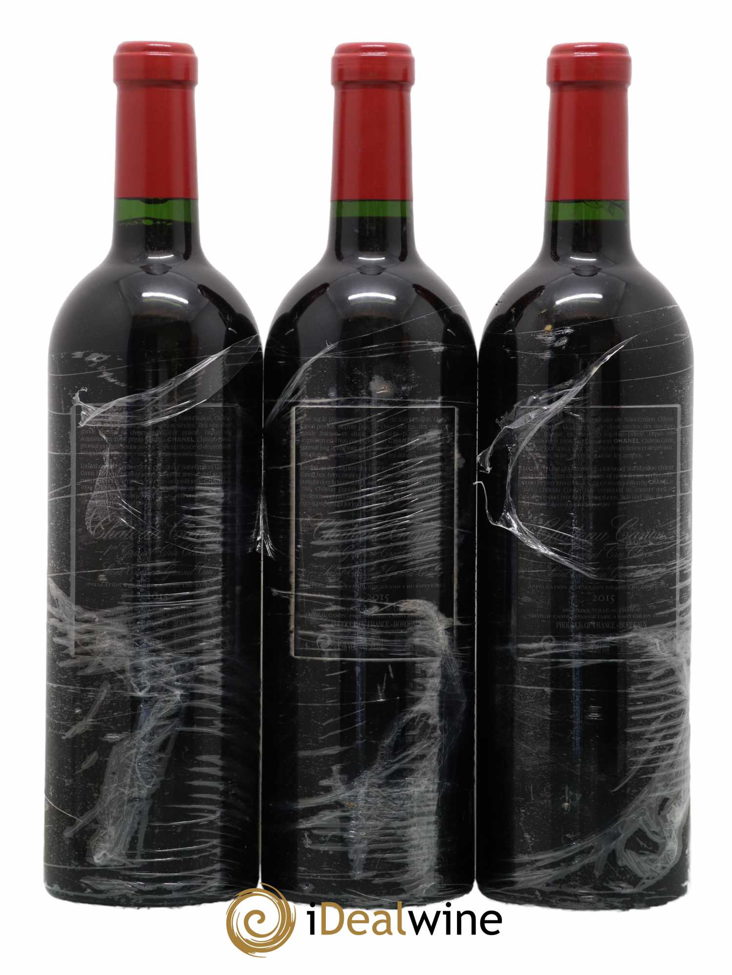 Château Canon 1er Grand Cru Classé B 2015 - Lot de 3 bouteilles - 1