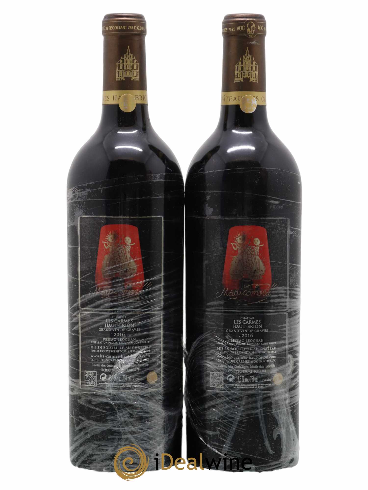 Château Les Carmes Haut-Brion 2016 - Lot de 2 bouteilles - 1