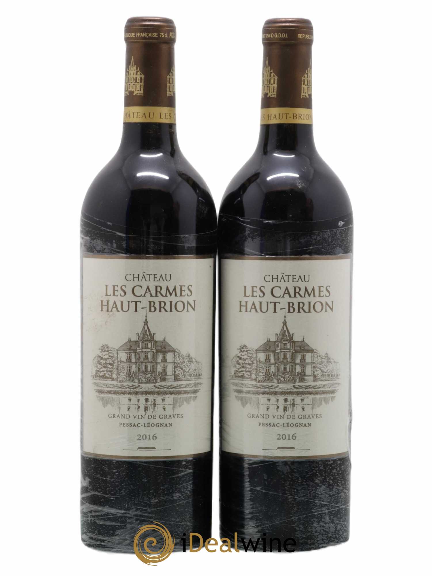 Château Les Carmes Haut-Brion 2016 - Lot de 2 bouteilles - 0