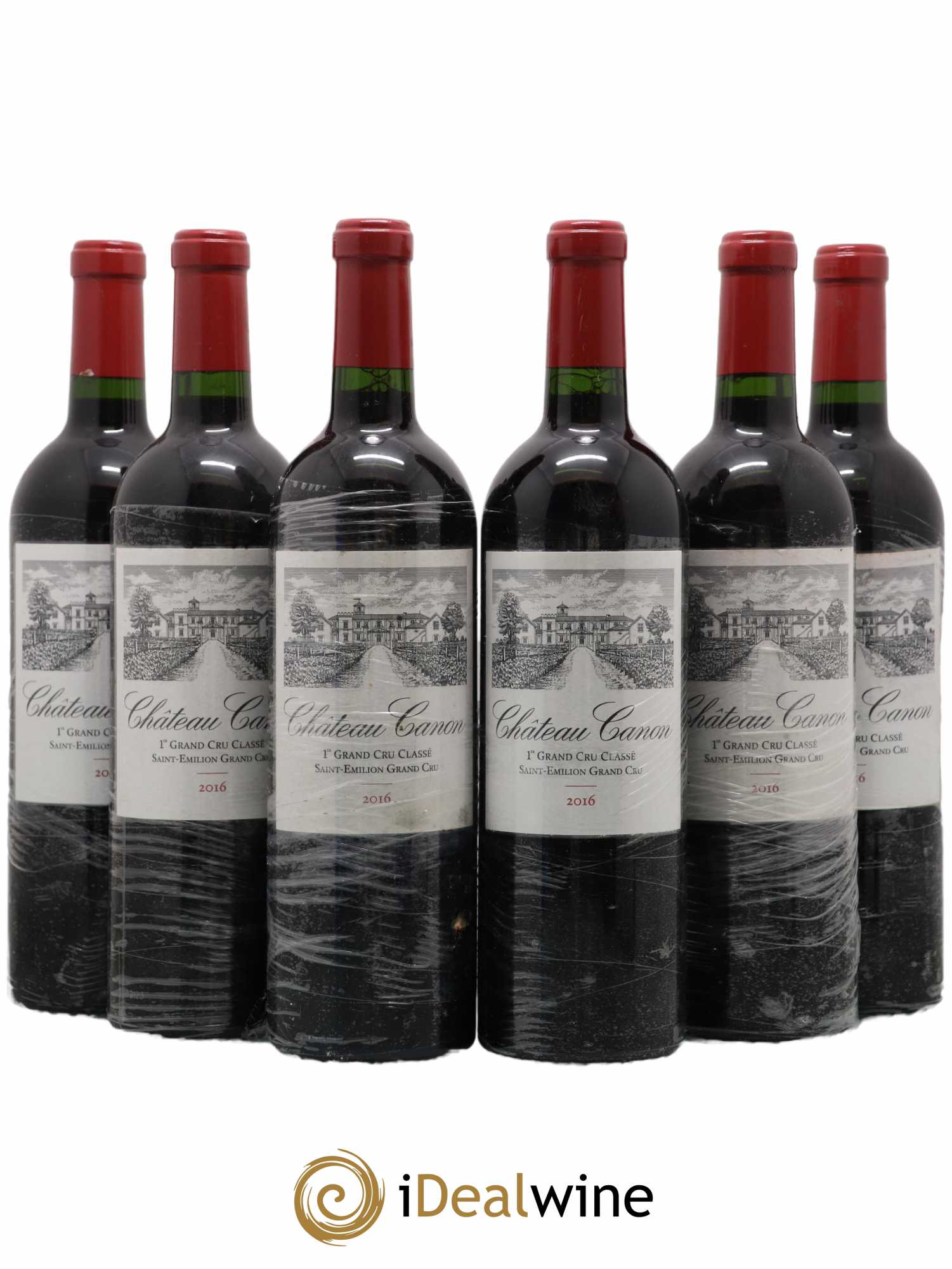 Château Canon 1er Grand Cru Classé B 2016 - Lot de 6 bouteilles - 0