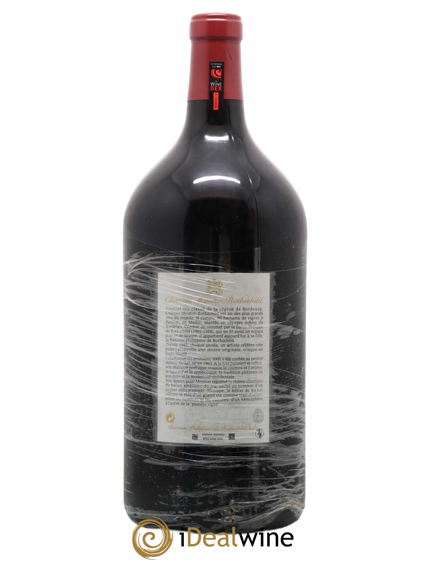 Château Mouton Rothschild 1er Grand Cru Classé 2008 - Lot de 1 double magnum - 1