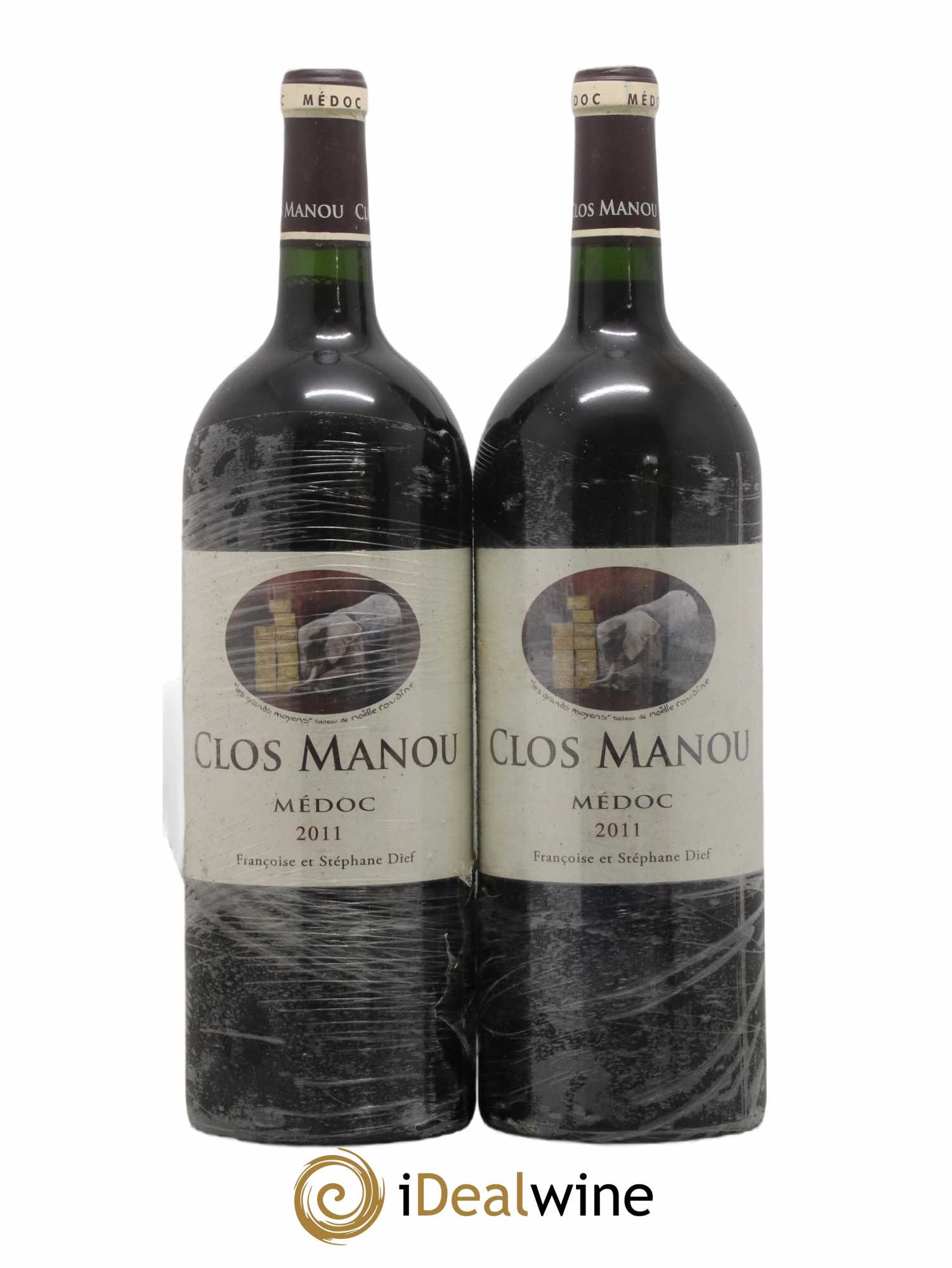 Clos Manou 2011 - Posten von 2 Magnum - 0