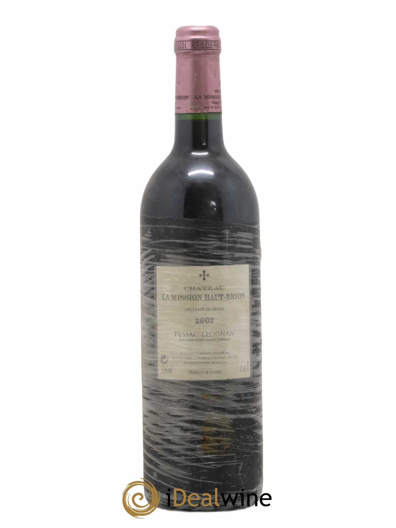 Château la Mission Haut-Brion Cru Classé de Graves 2003 - Lot de 1 bouteille - 1