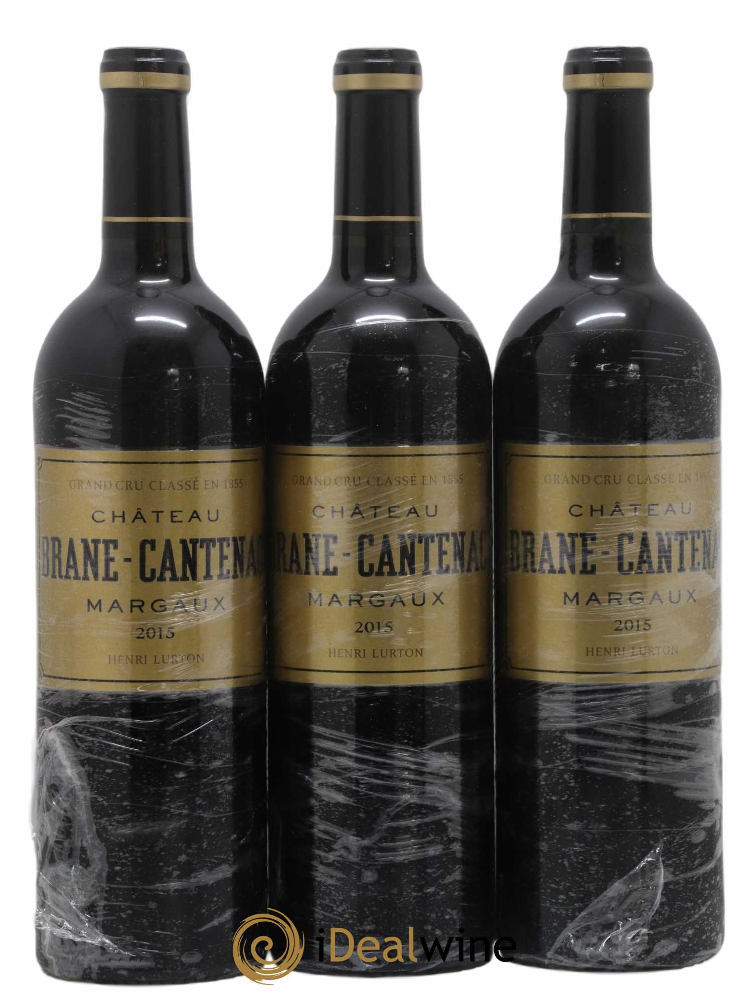 Château Brane Cantenac 2ème Grand Cru Classé 2015 - Lot de 3 bouteilles - 0