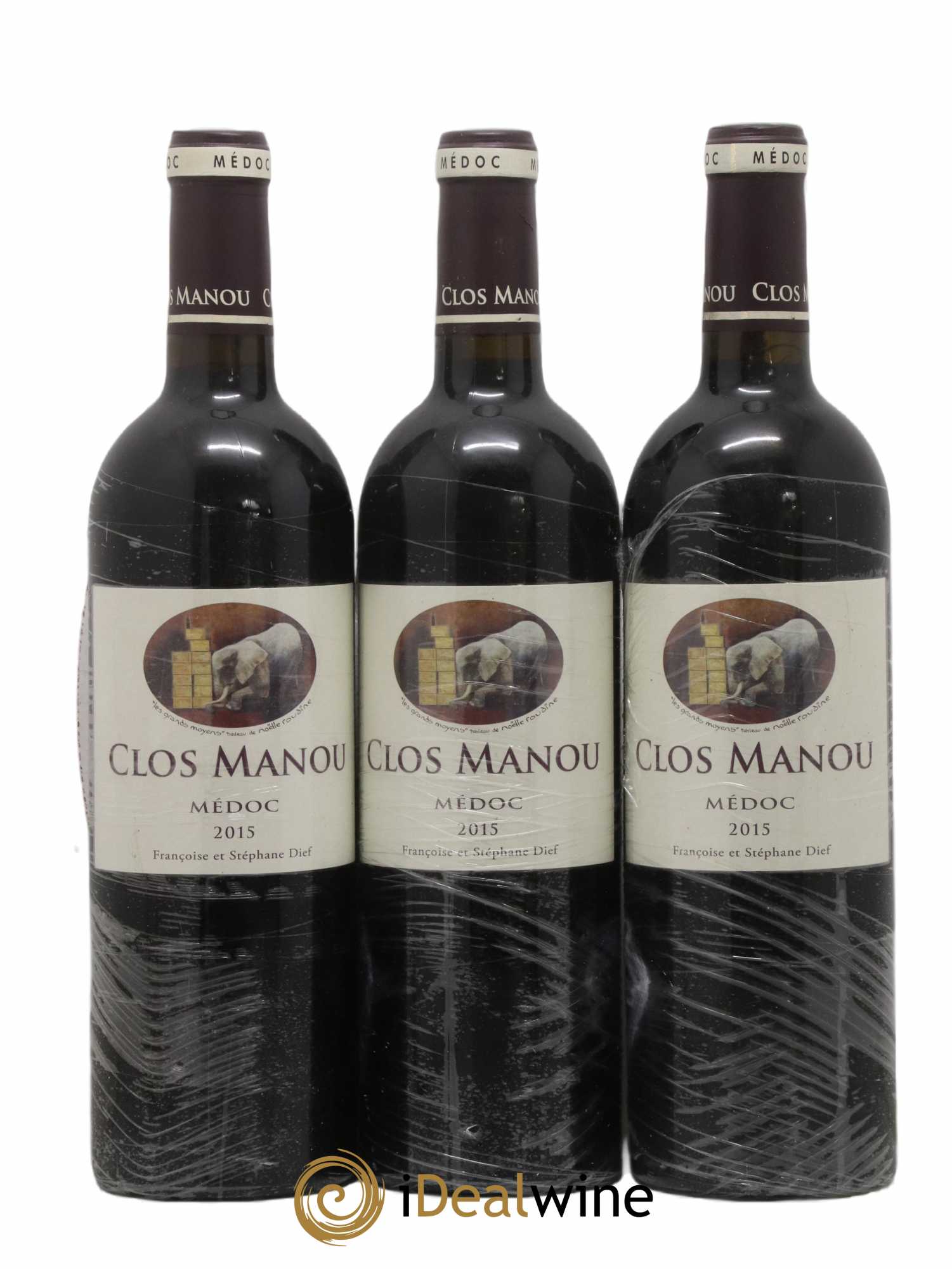 Clos Manou 2015 - Posten von 3 Flaschen - 0