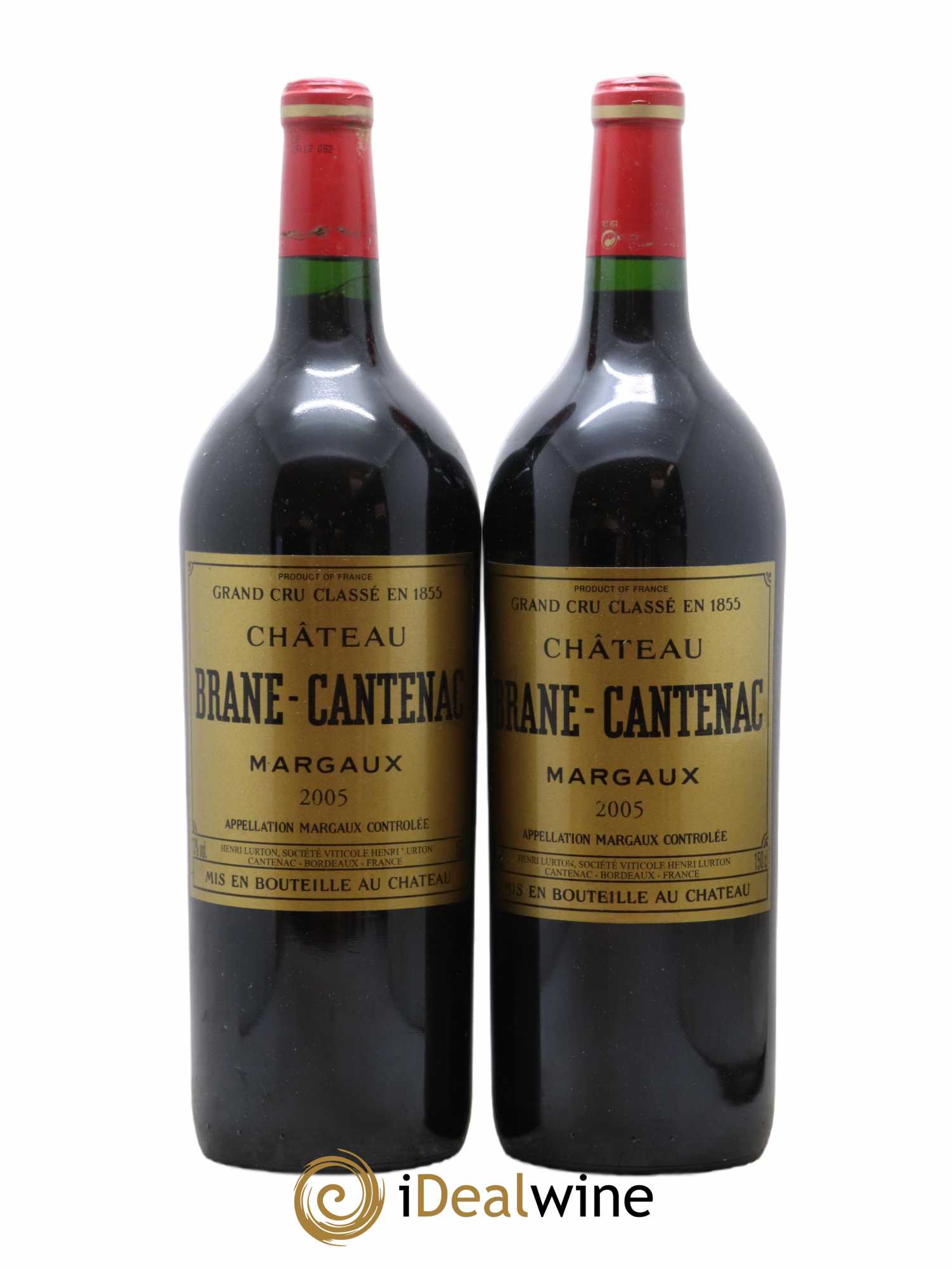 Château Brane Cantenac 2ème Grand Cru Classé 2005 - Lot de 2 magnums - 0