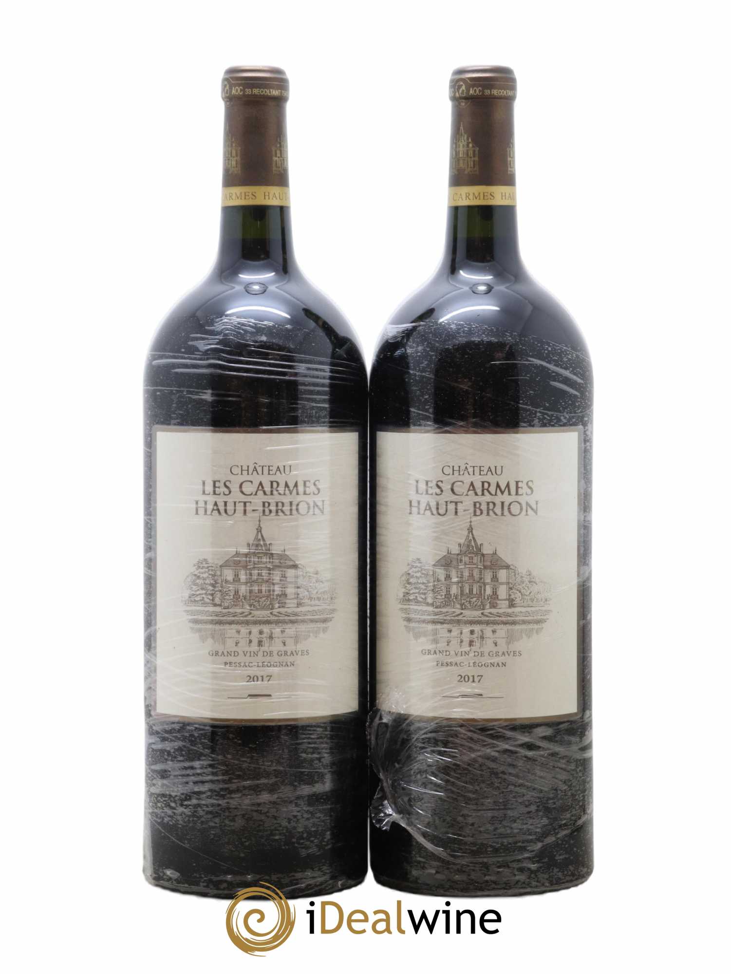 Château Les Carmes Haut-Brion 2017 - Lot de 2 magnums - 0