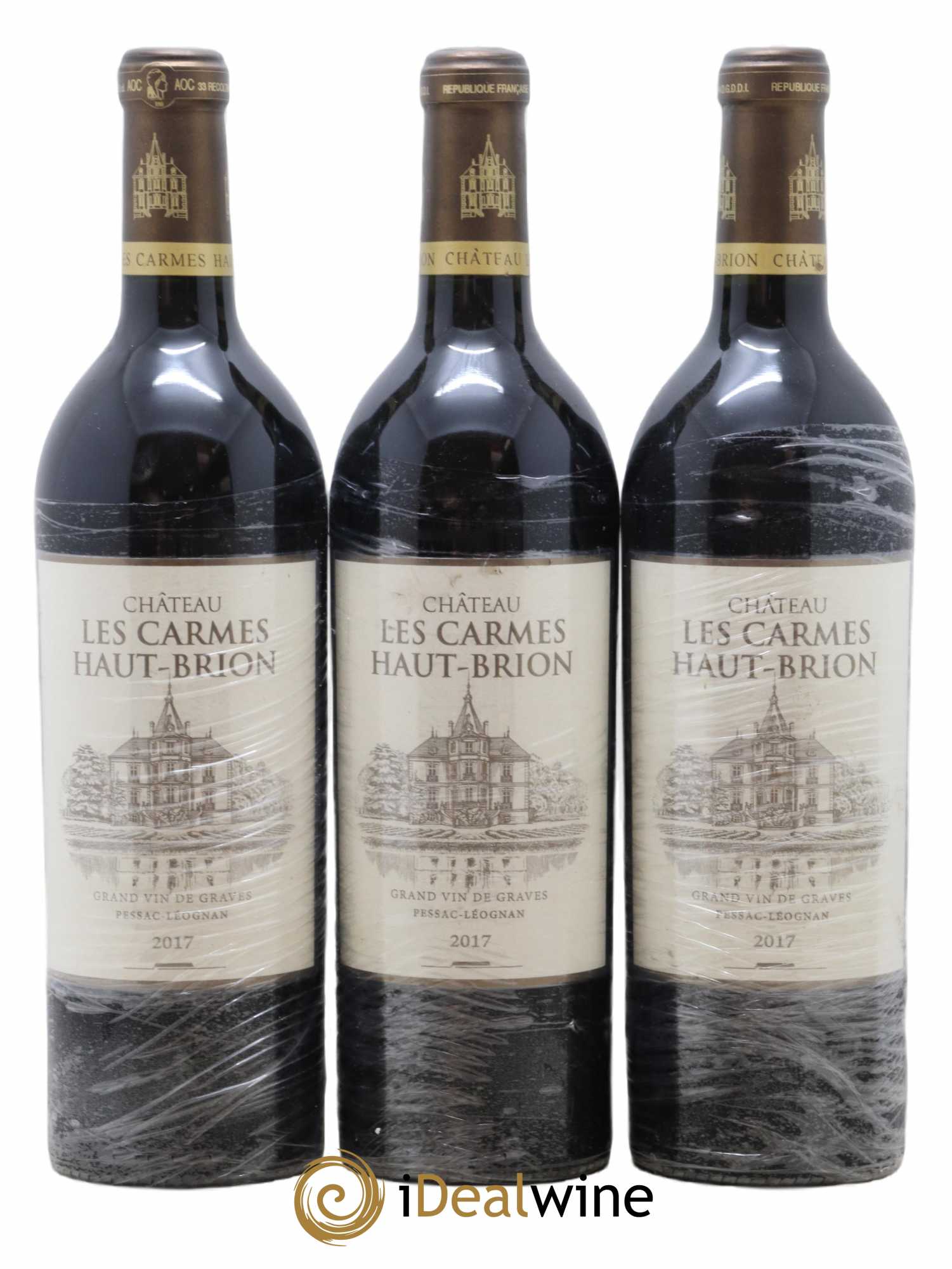 Château Les Carmes Haut-Brion 2017 - Posten von 3 Flaschen - 0