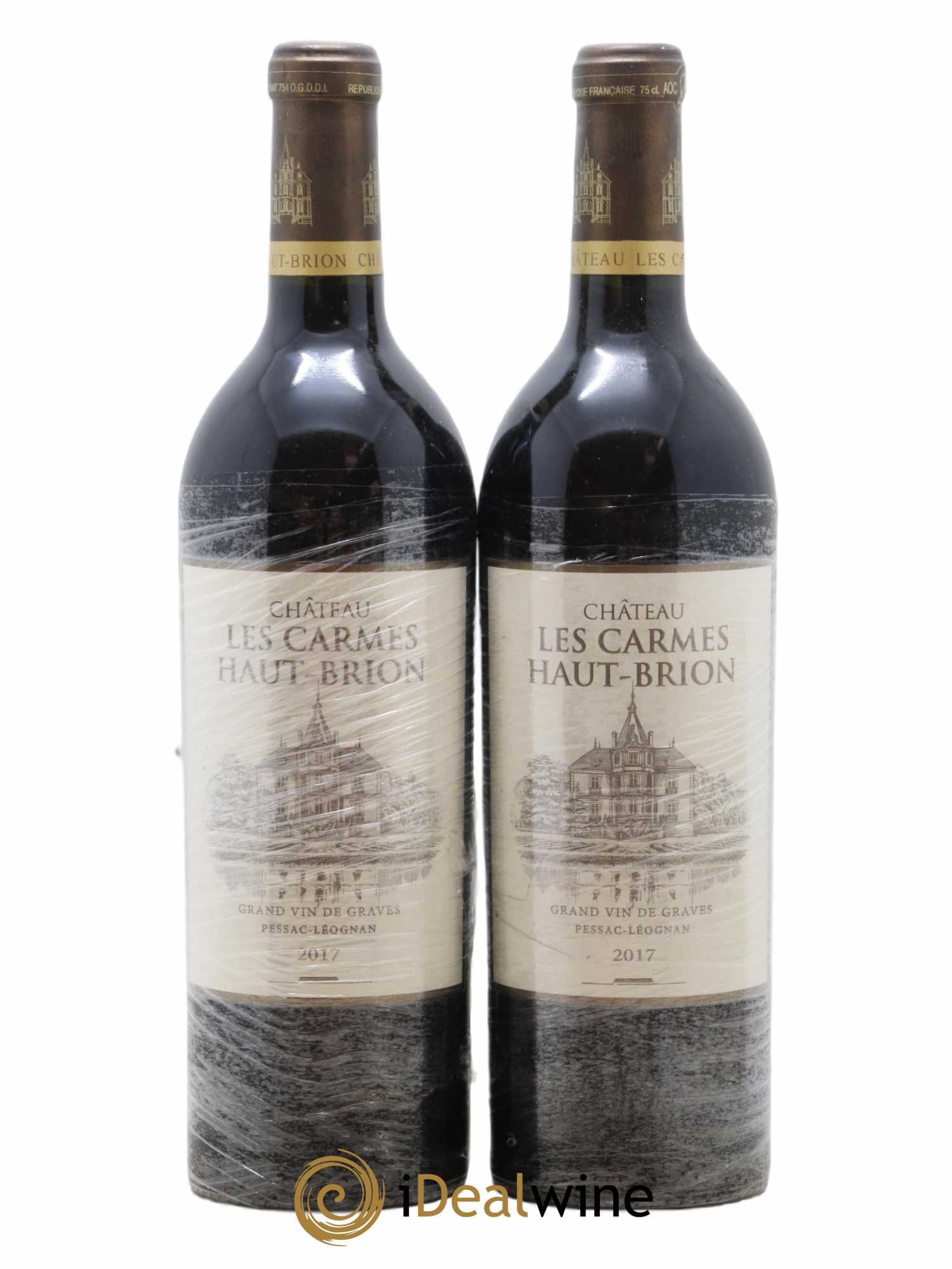 Château Les Carmes Haut-Brion 2017 - Lot de 2 bouteilles - 0