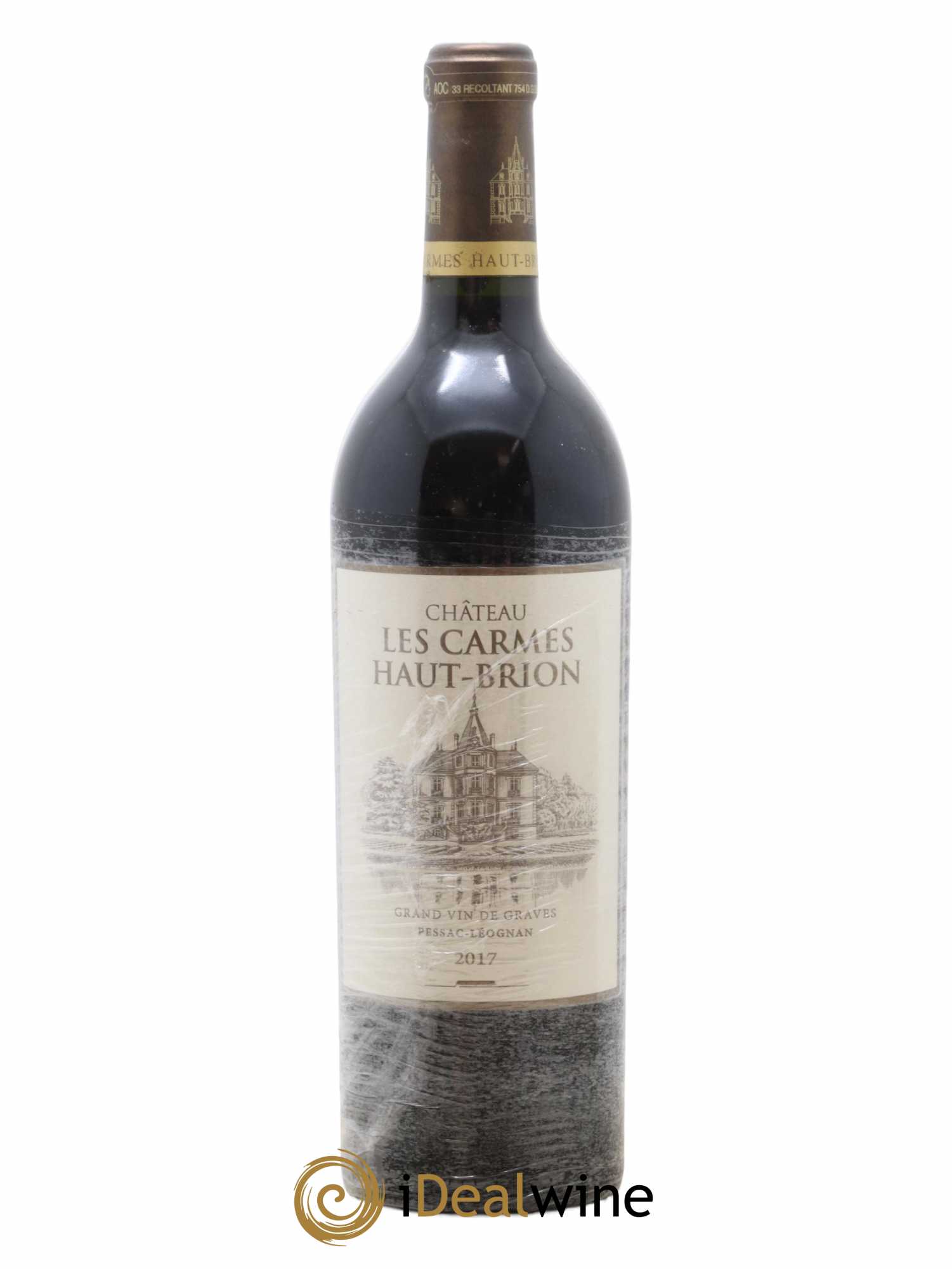 Château Les Carmes Haut-Brion 2017 - Lot de 1 bouteille - 0