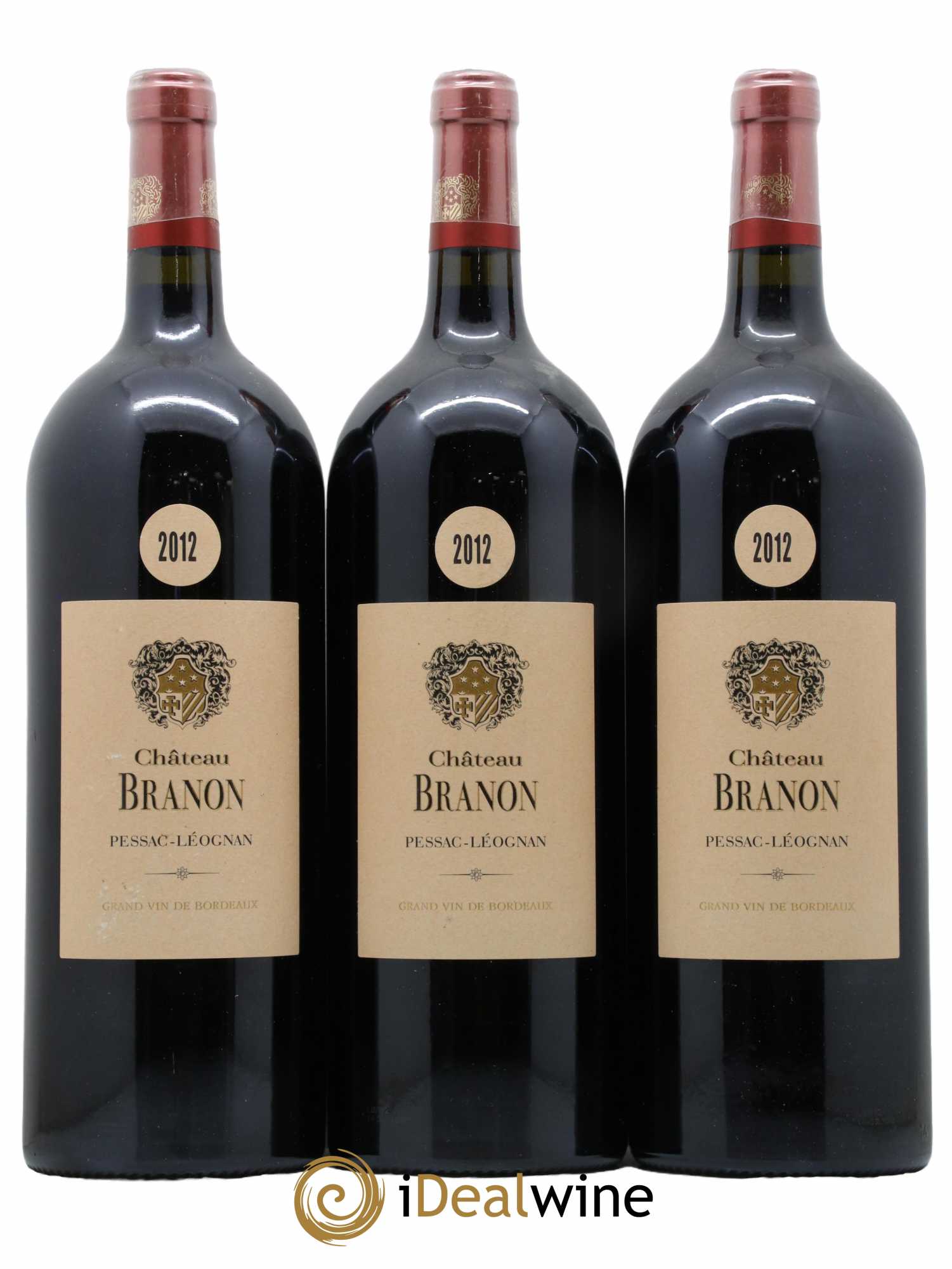 Château Branon 2012 - Posten von 3 Magnum - 0