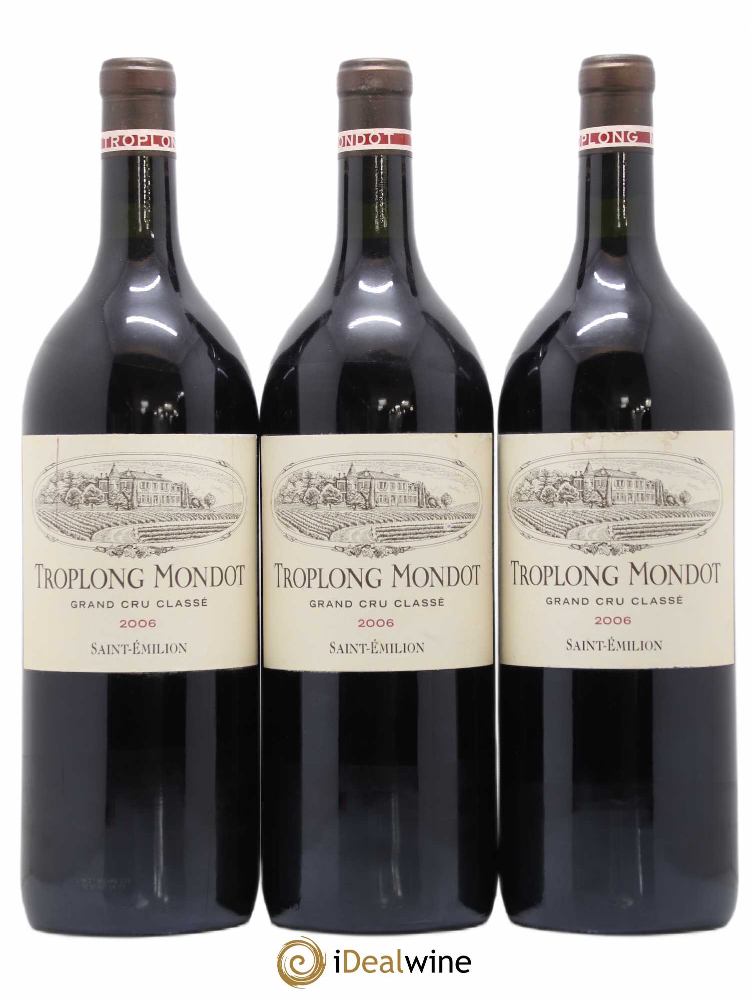 Château Troplong Mondot 1er Grand Cru Classé B 2006 - Lot de 6 magnums - 1