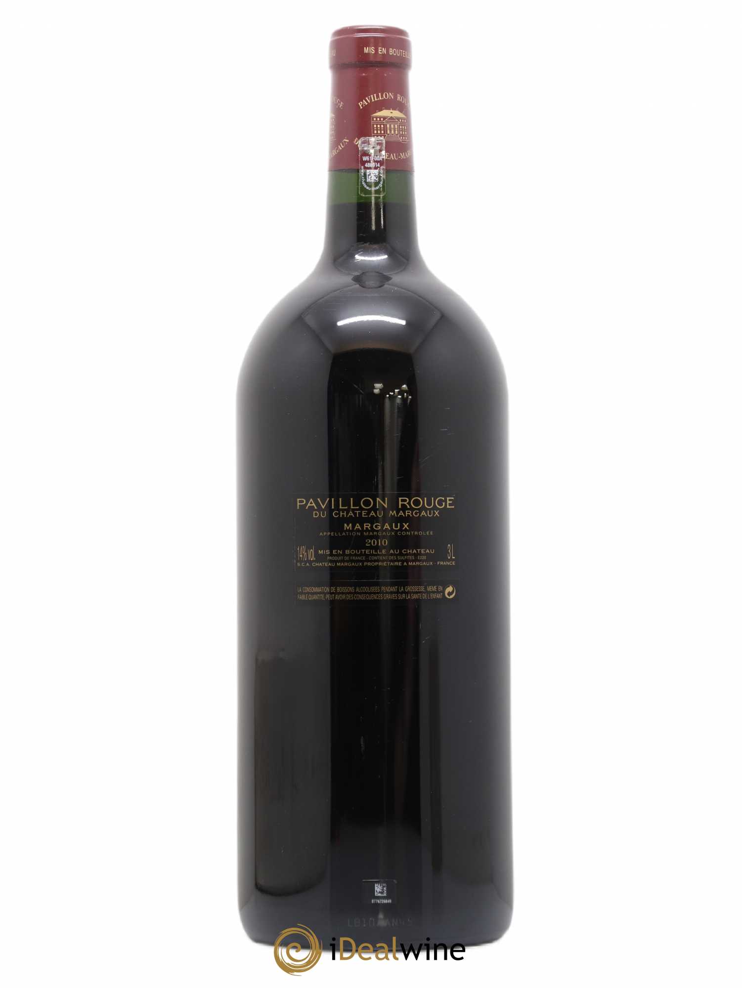 Pavillon Rouge du Château Margaux Second Vin 2010 - Lot de 1 double magnum - 1