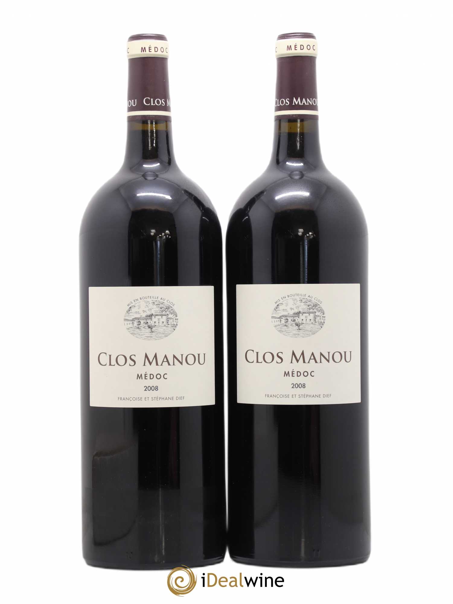 Clos Manou 2008 - Lot de 2 magnums - 0