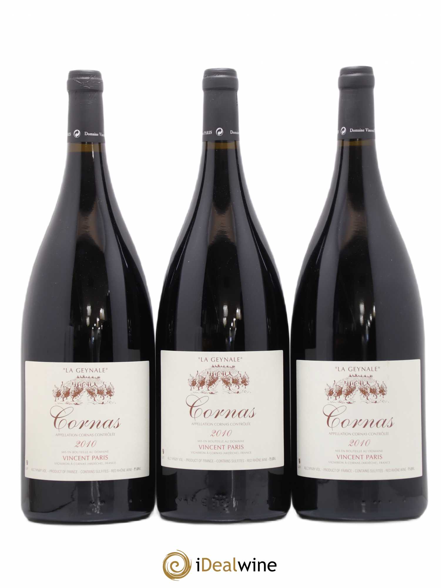 Cornas La Geynale Vincent Paris 2010 - Lot de 3 magnums - 0