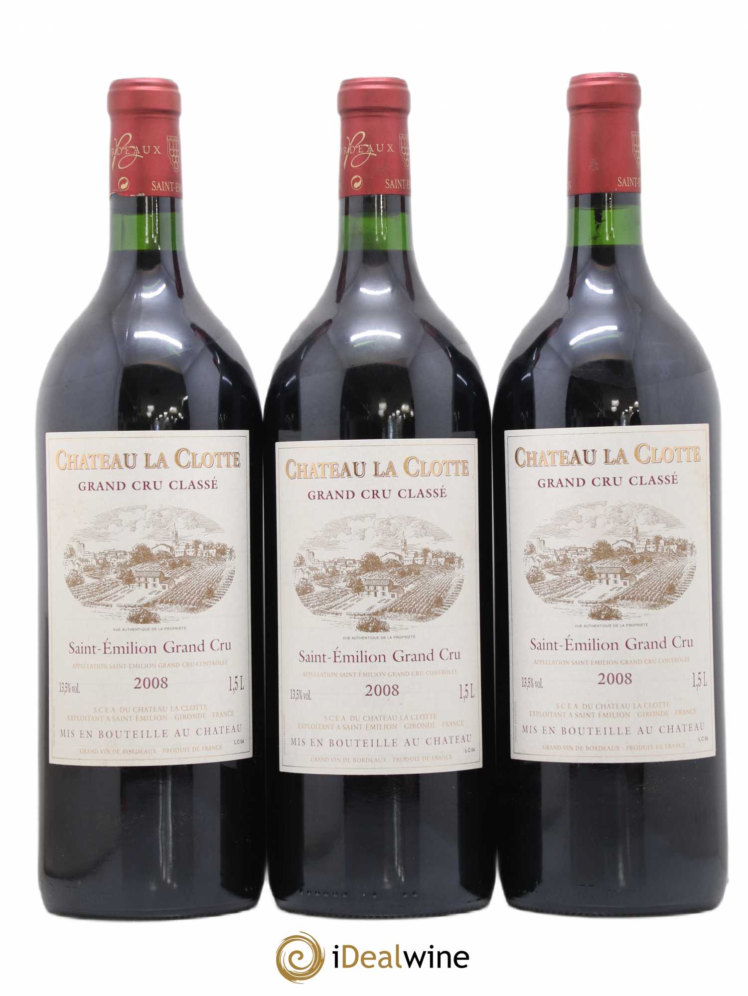 Château la Clotte 2008 - Lot de 3 magnums - 0