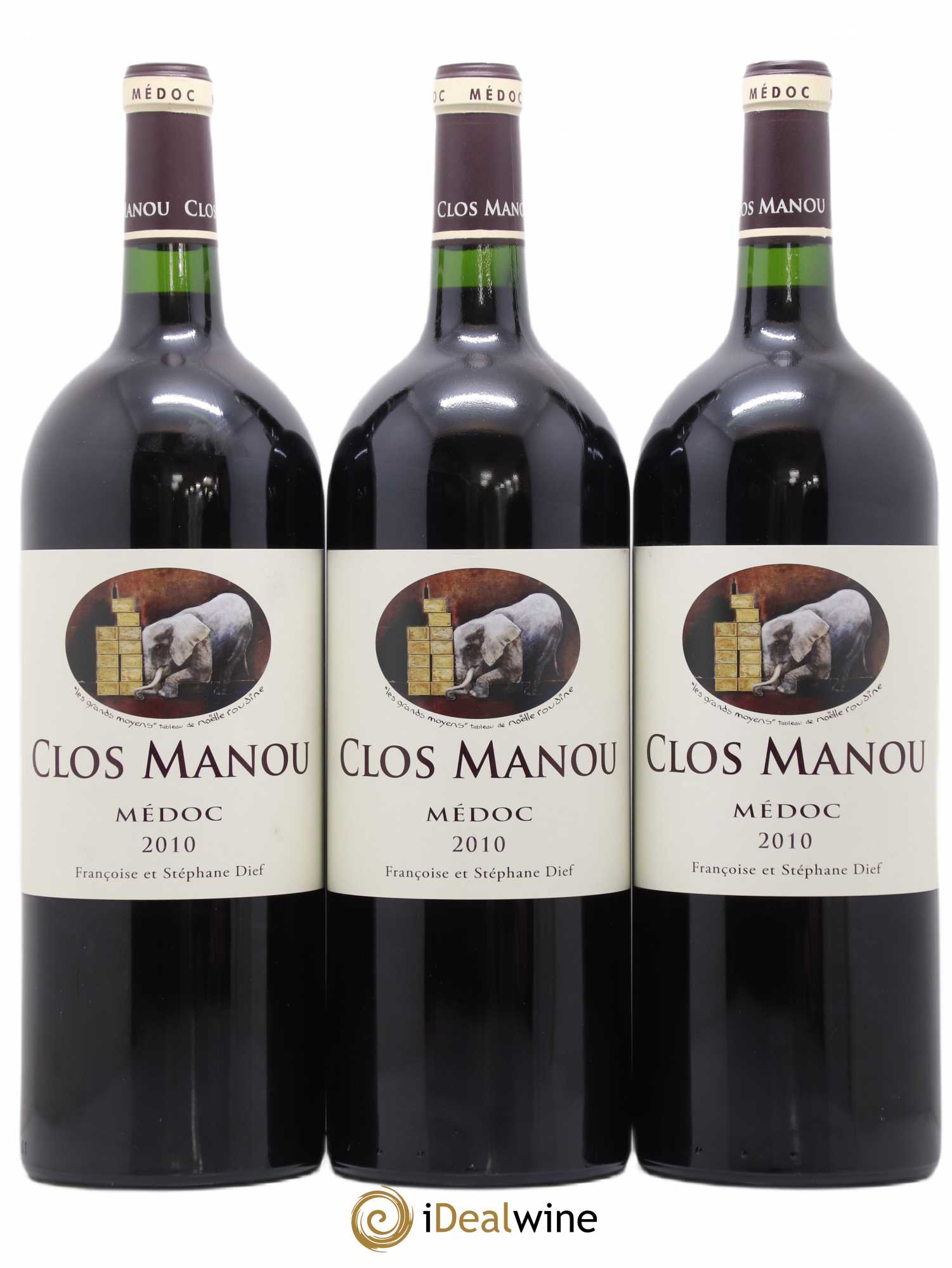 Clos Manou 2010 - Lot de 3 magnums - 0