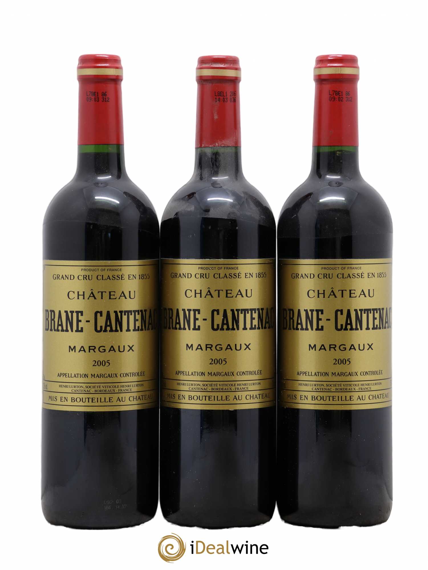 Château Brane Cantenac 2ème Grand Cru Classé 2005 - Lot de 6 bouteilles - 2