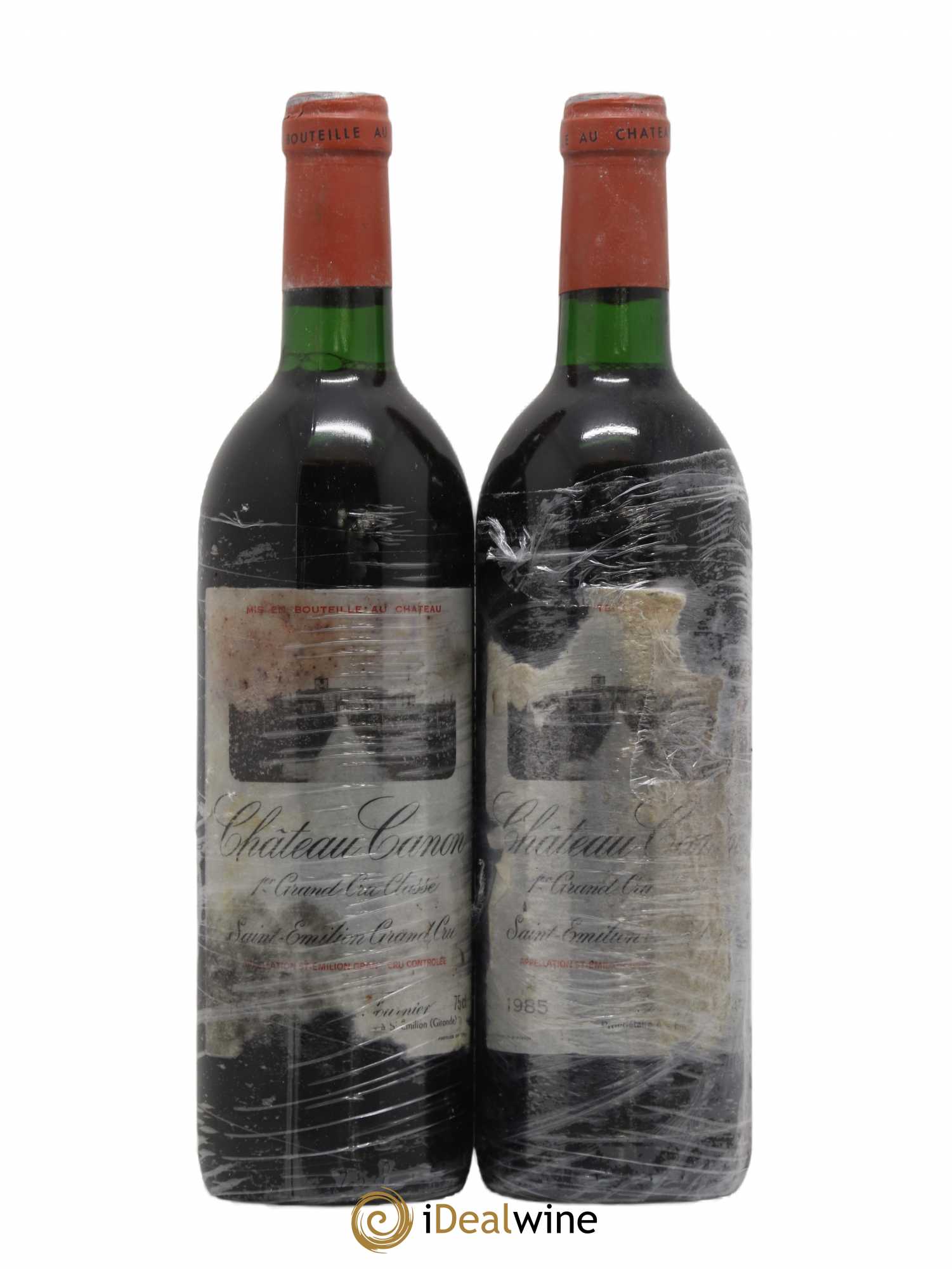 Château Canon 1er Grand Cru Classé B 1985 - Lot de 2 bouteilles - 0