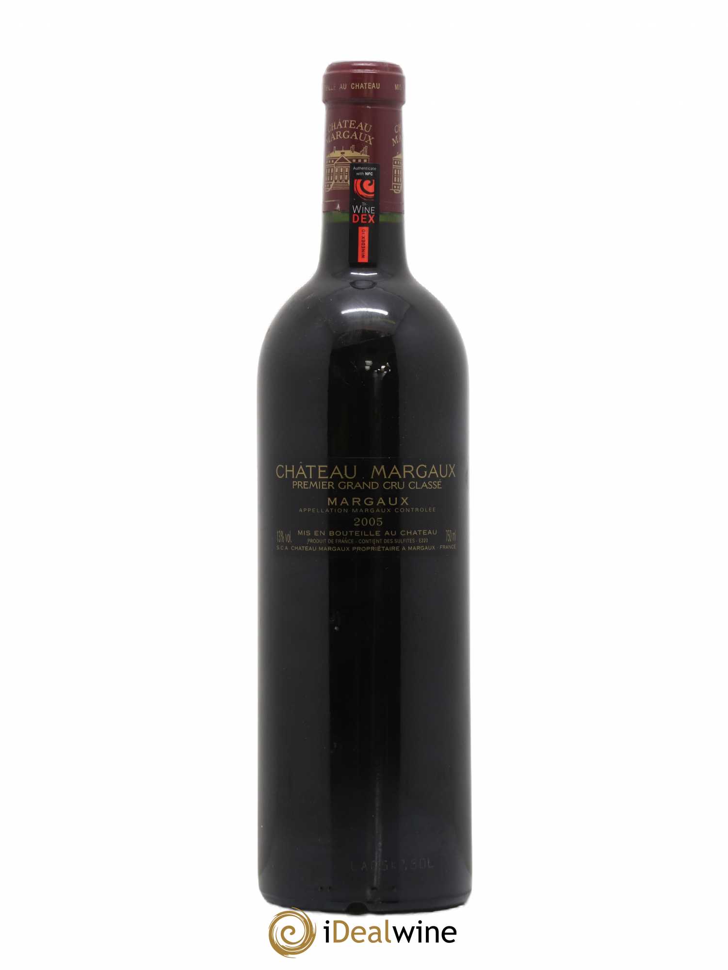 Château Margaux 1er Grand Cru Classé 2005 - Lot de 1 bouteille - 1